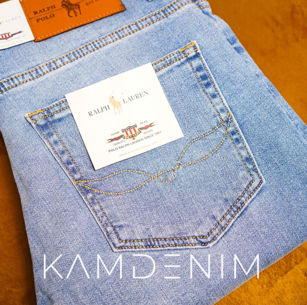 Jeans Rl Bleu Ciel Delaver 4088 Coupe Normale