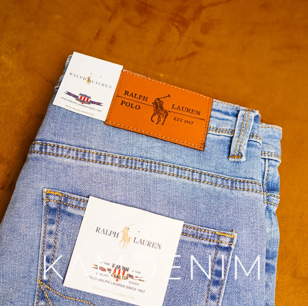 Jeans Rl Bleu Ciel Delaver 4088 Coupe Normale