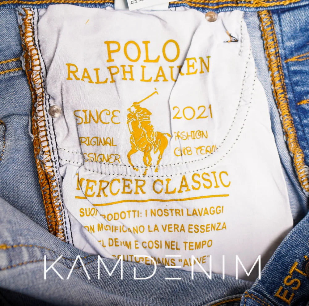 Jeans Rl Bleu Ciel Delaver 4088 Coupe Normale