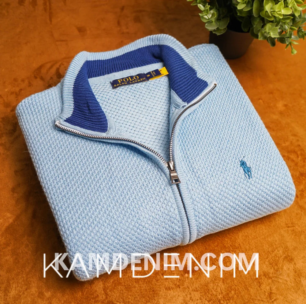 Tricot 2002 Rl Zippé S / Bleu Ciel