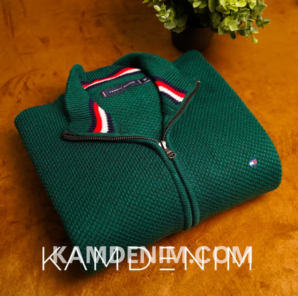 Tricot Tm 2005 Zipper S / Vert Militaire