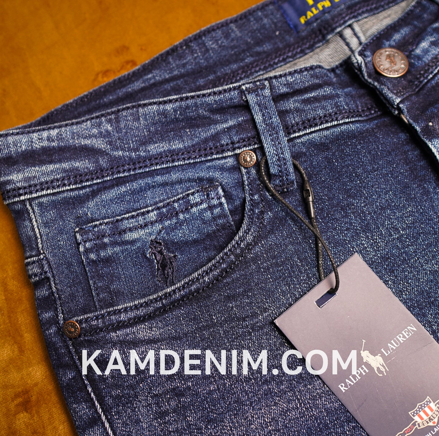 Jeans RL Bleu Petrol 4132 Coupe Normale