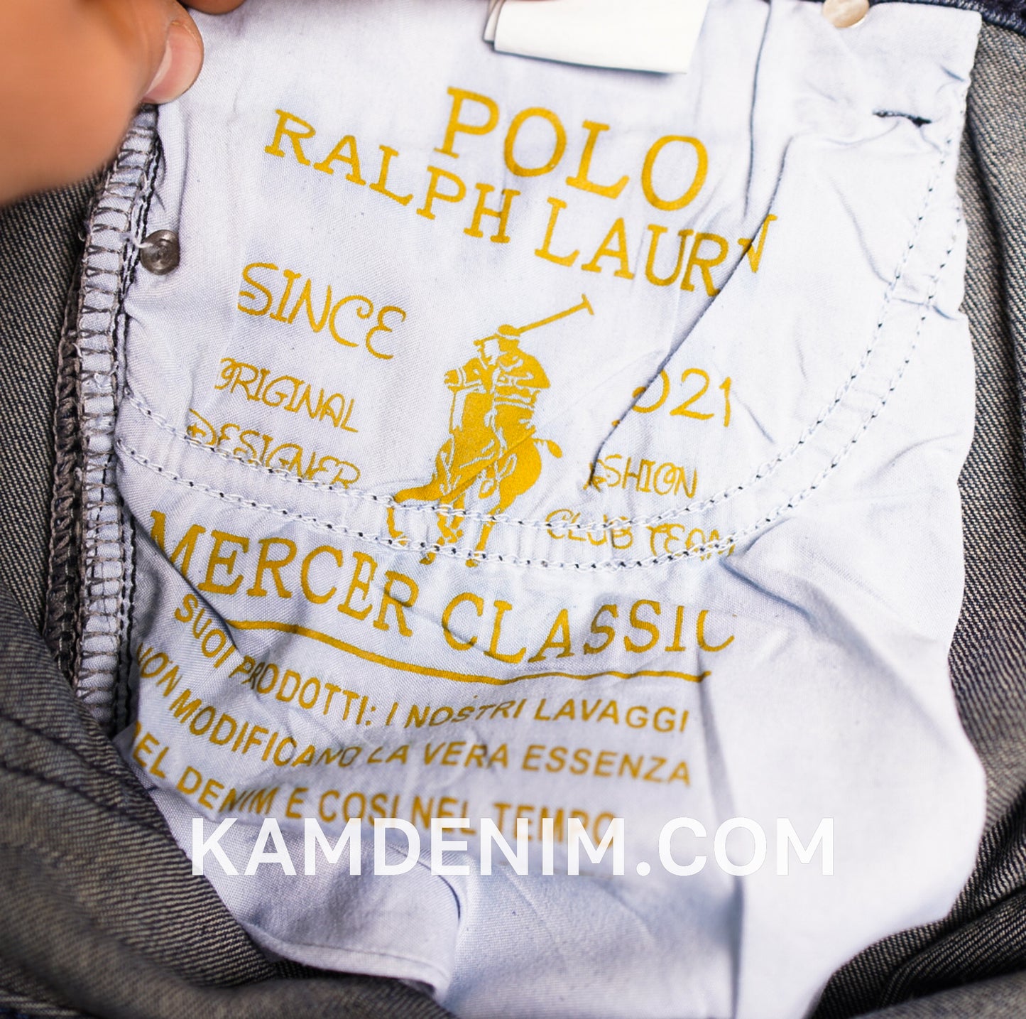 Jeans RL Bleu Petrol 4132 Coupe Normale