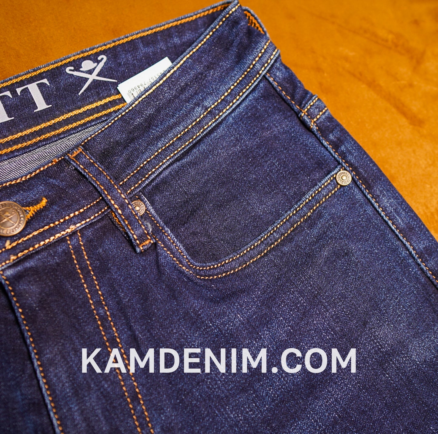 Jeans HCT Bleu Marine 4139 Coupe Normale