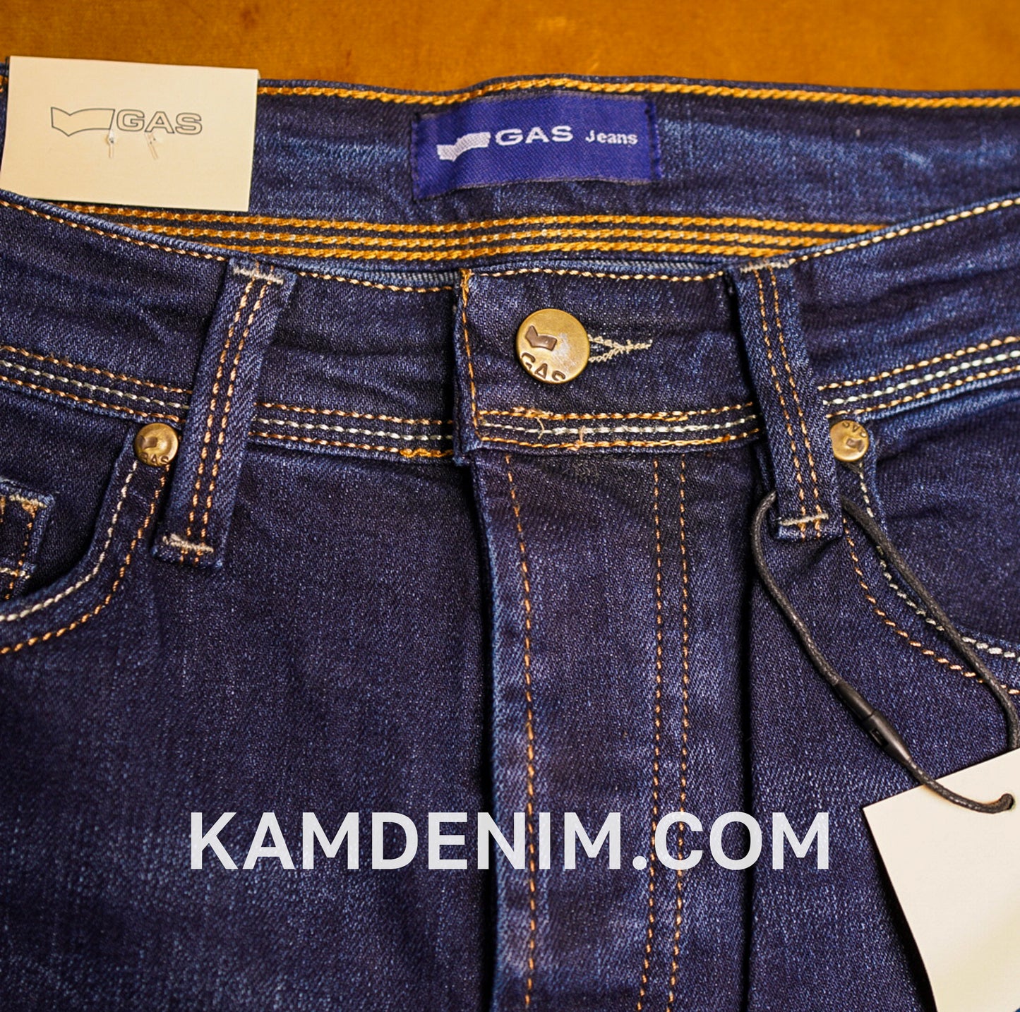 Jeans GAS Bleu Marine 4138 Coupe Normale