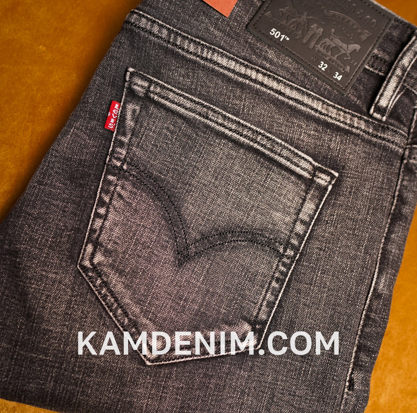 Jeans LVS Gris Racler 4127 Coupe Normale