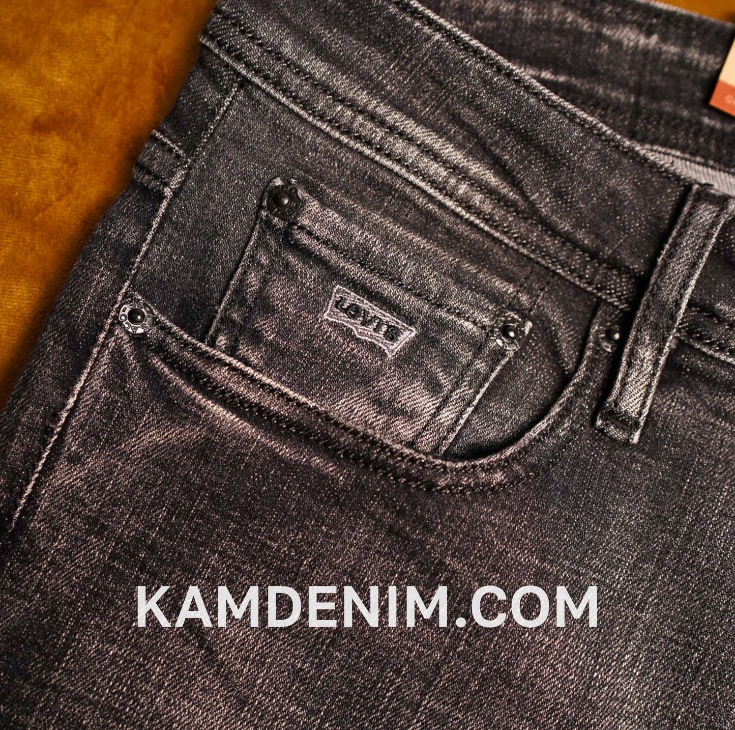 Jeans LVS Gris Racler 4127 Coupe Normale