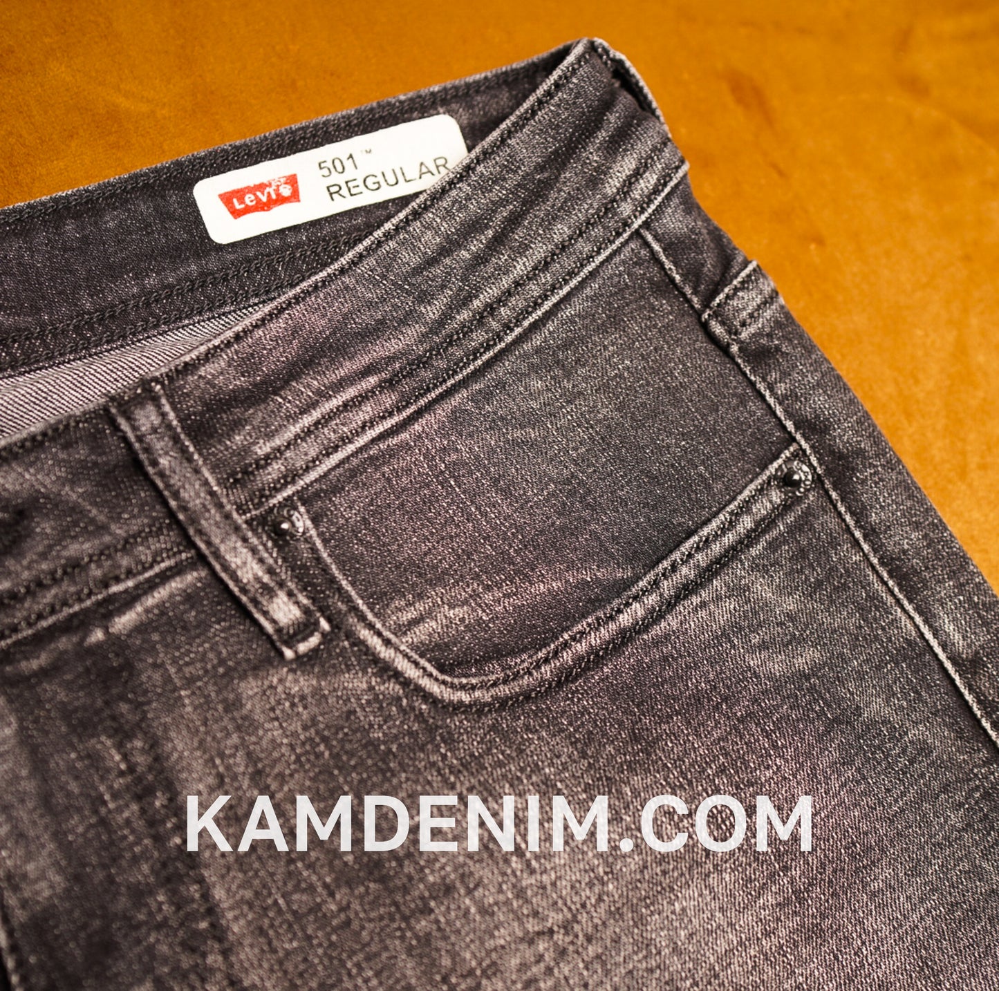 Jeans LVS Gris Racler 4127 Coupe Normale