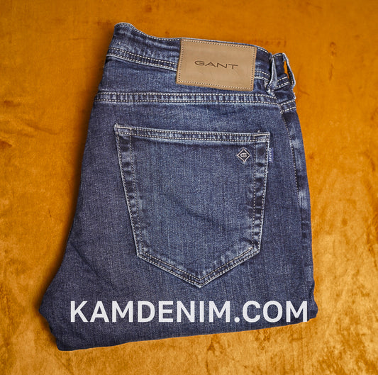 Jeans GNT Bleu Petrol 4110 Coupe Normale