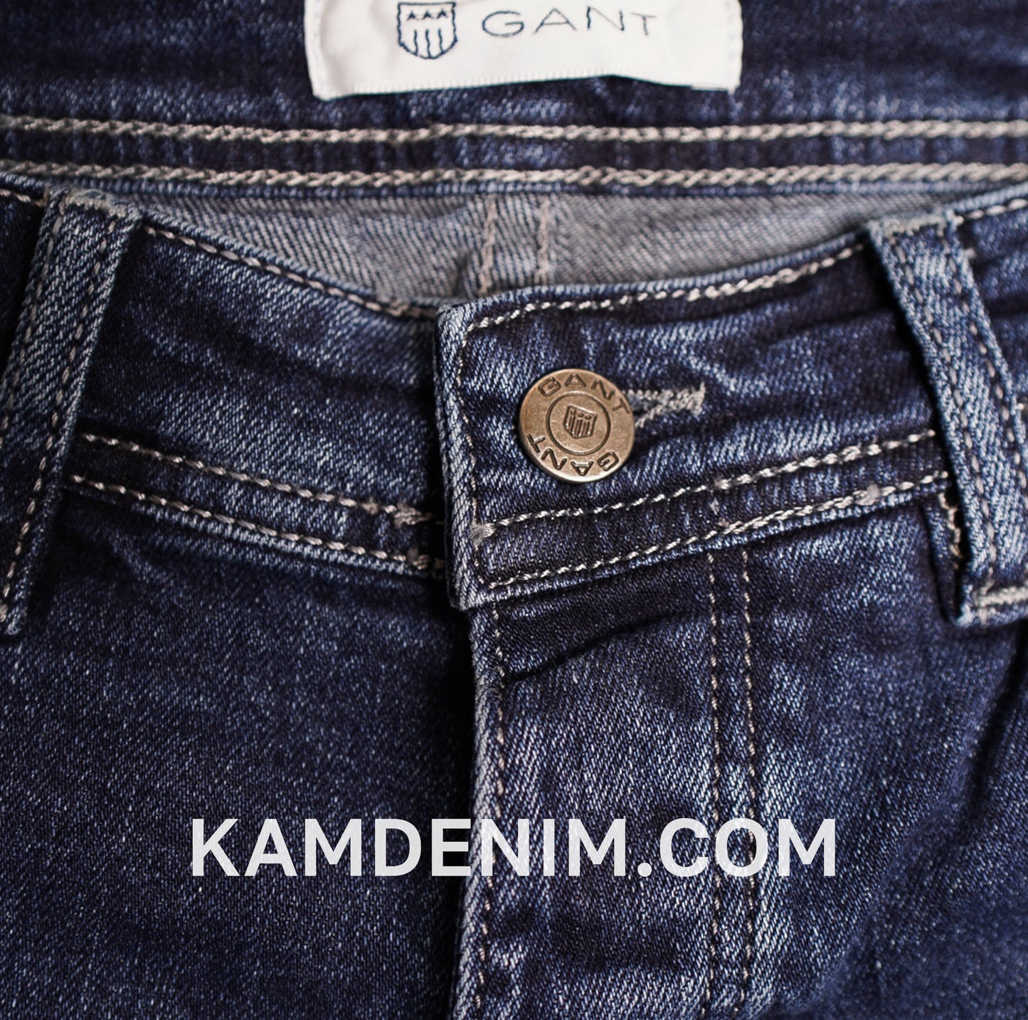 Jeans GNT Bleu Petrol 4110 Coupe Normale