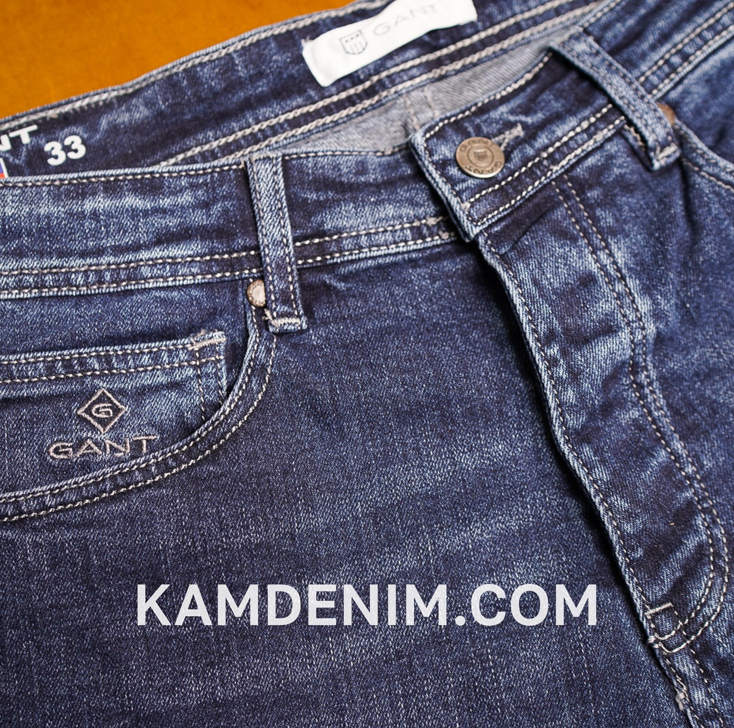 Jeans GNT Bleu Petrol 4110 Coupe Normale