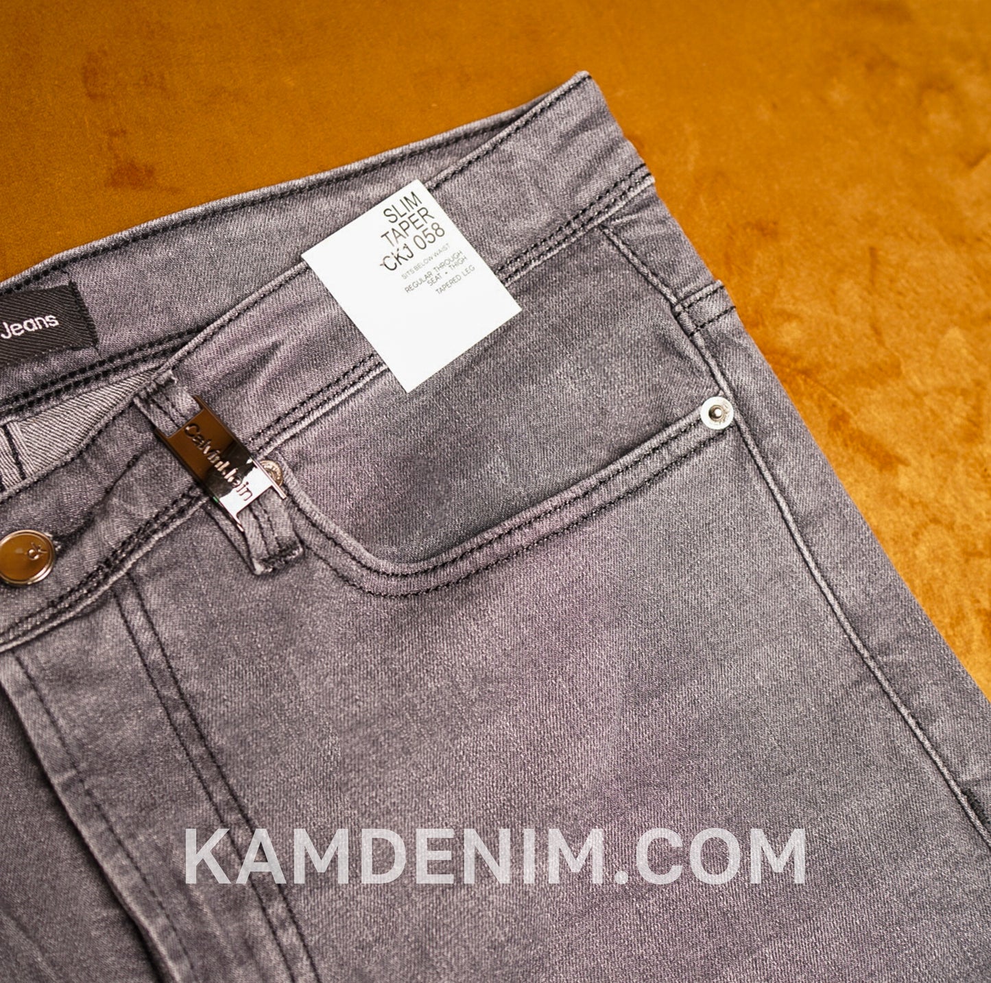 Jeans CK Gris DLV 4145 Coupe Normale