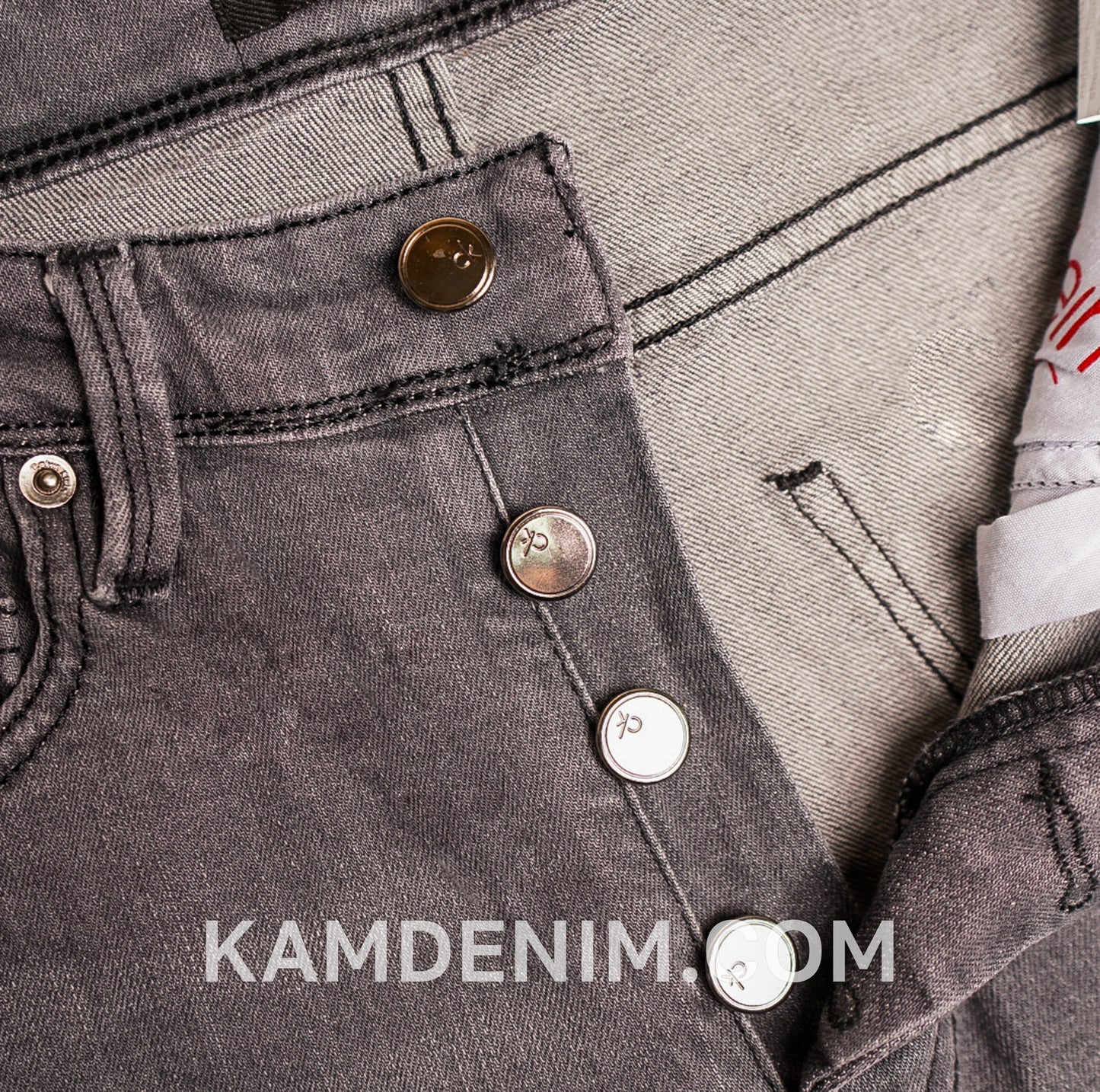 Jeans CK Gris DLV 4145 Coupe Normale