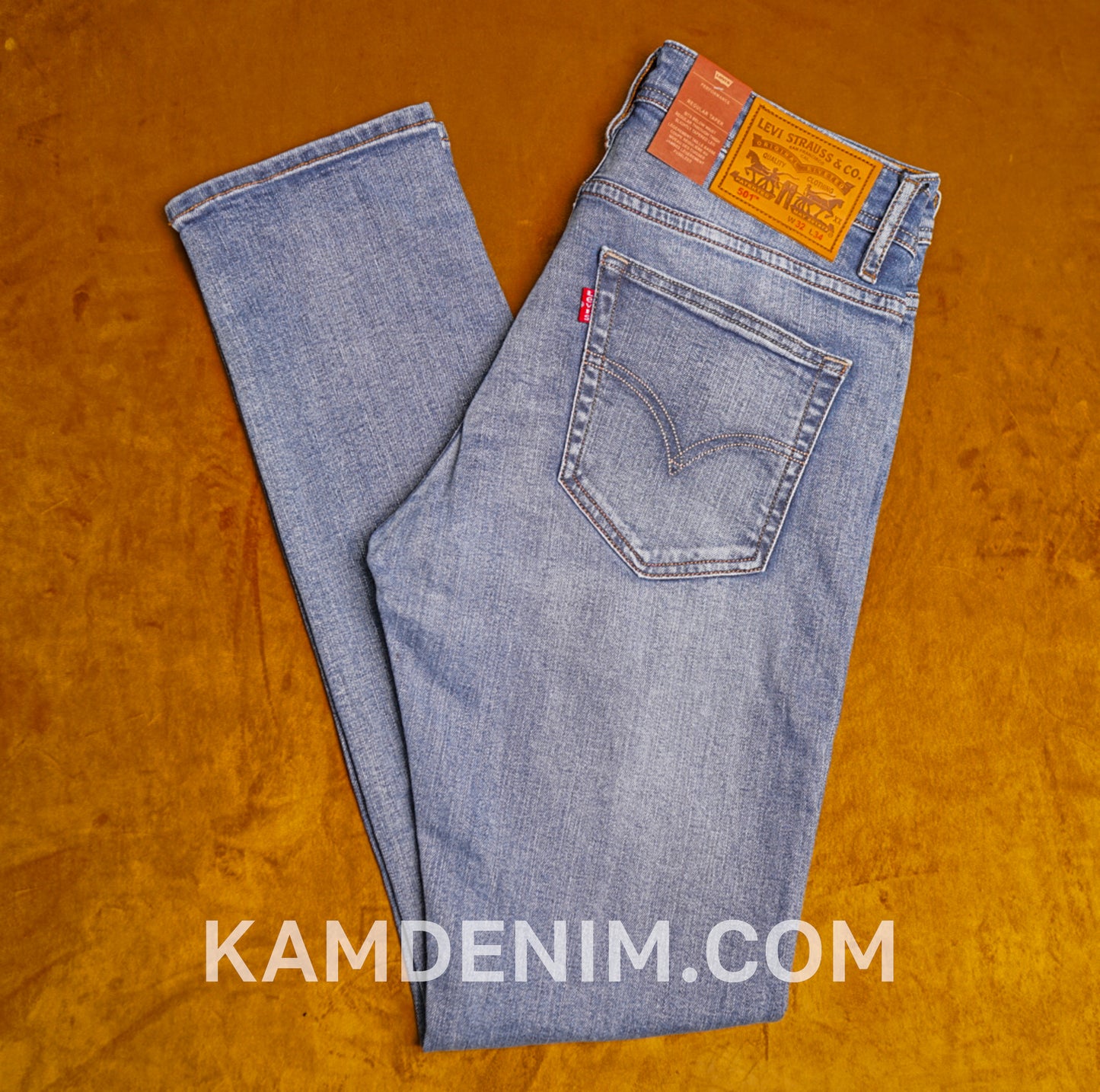 Jeans LVS Bleu Delaver 4150 Coupe Normale
