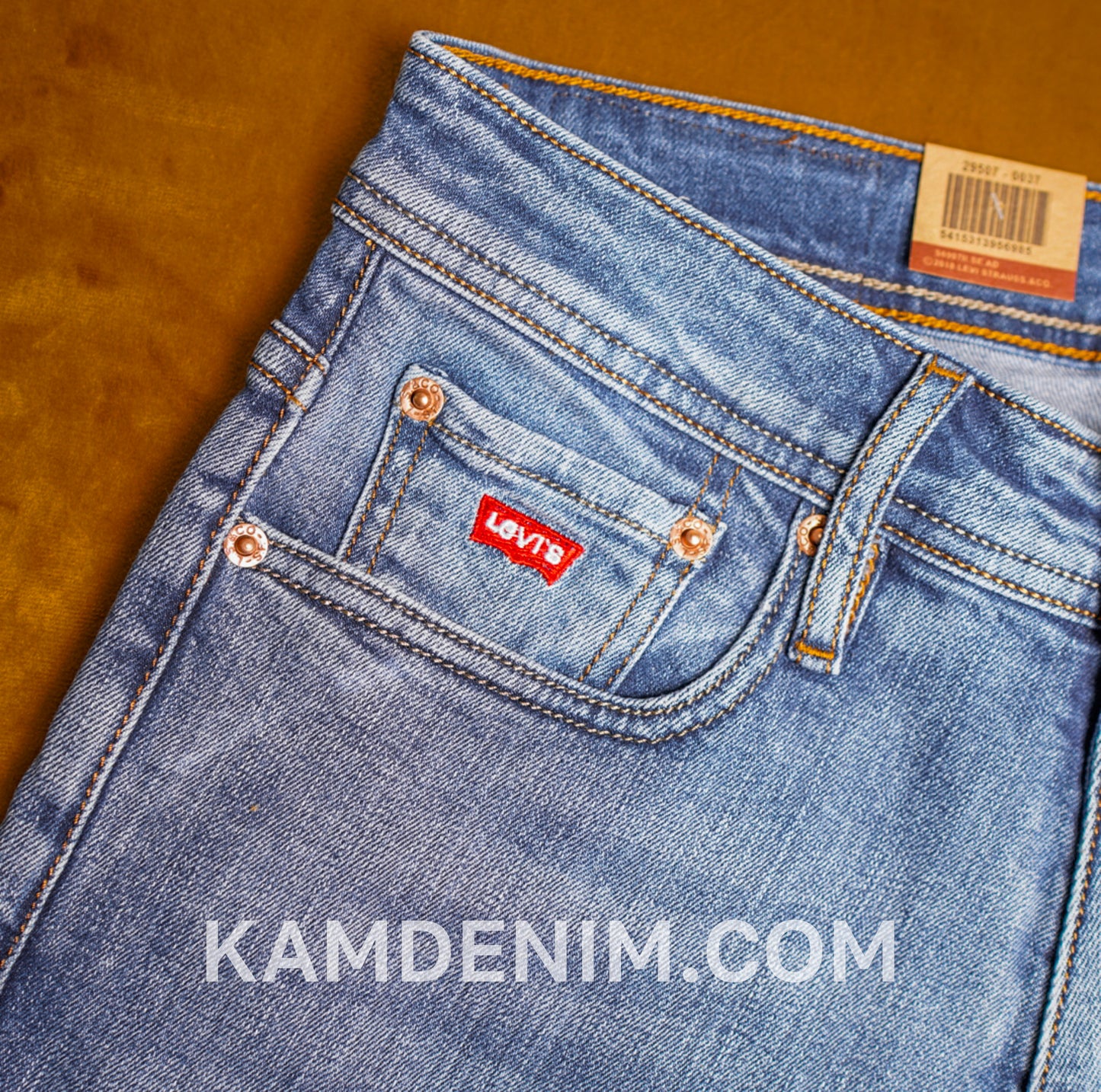 Jeans LVS Bleu Delaver 4150 Coupe Normale