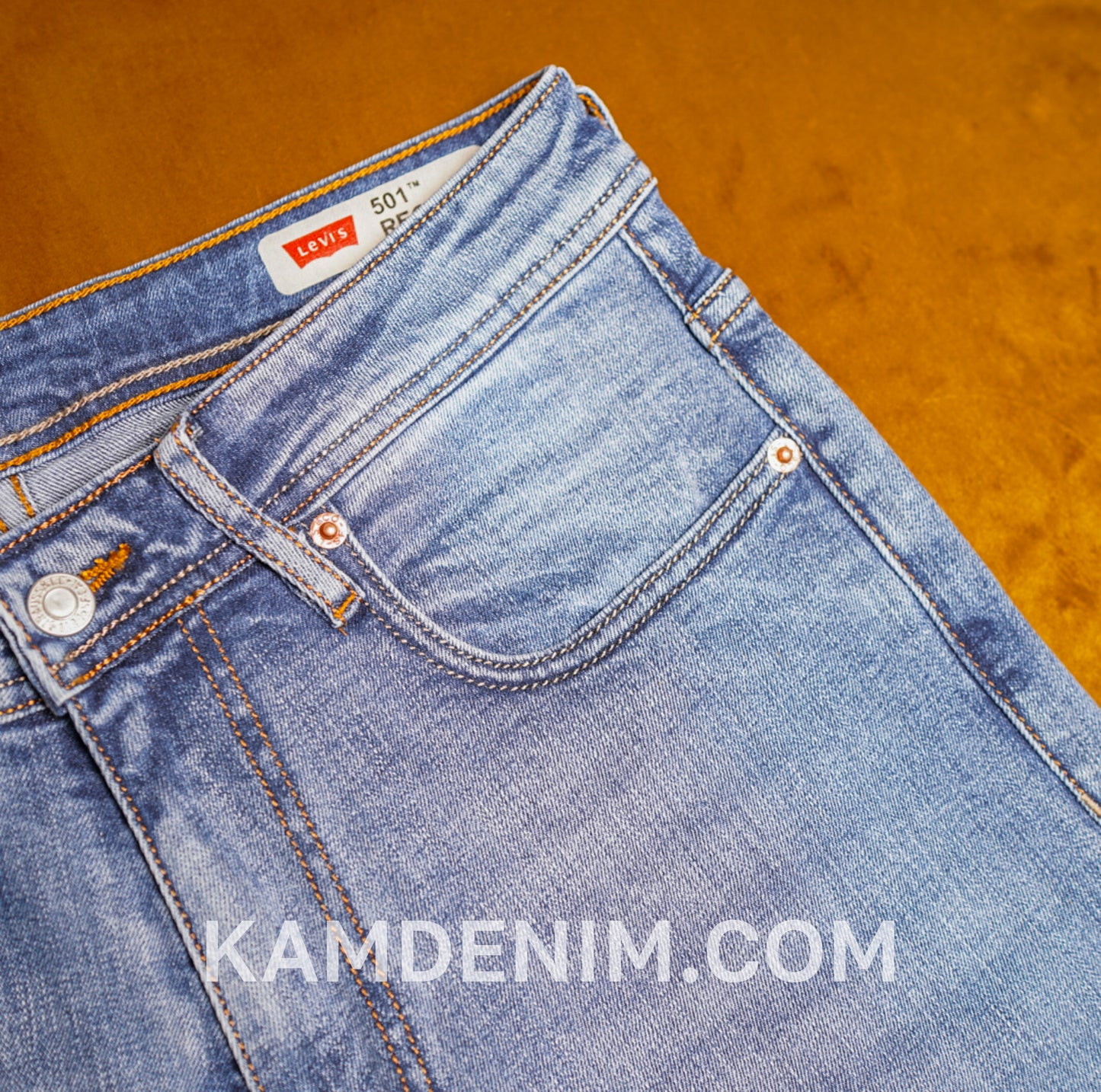 Jeans LVS Bleu Delaver 4150 Coupe Normale