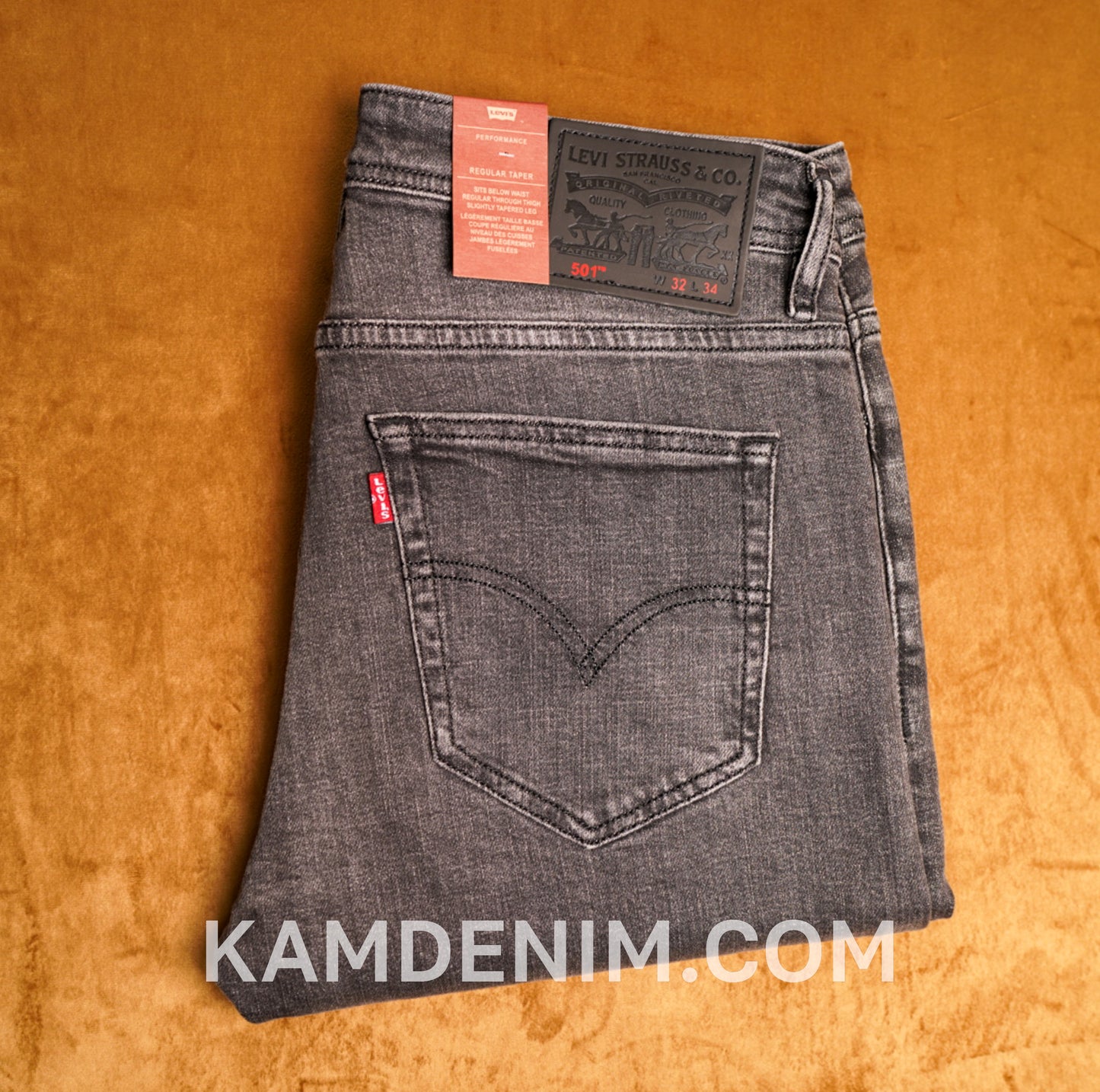 Jeans LVS Gris C 4148 Coupe Normale