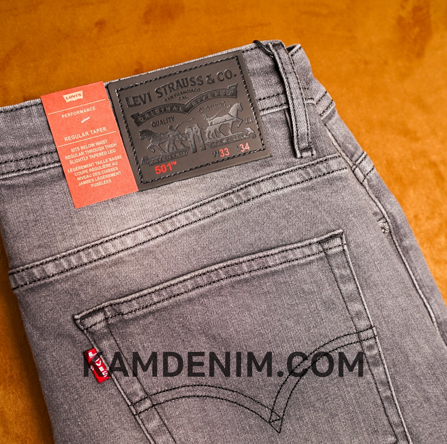 Jeans LVS Gris Clair 4155 Coupe Normale