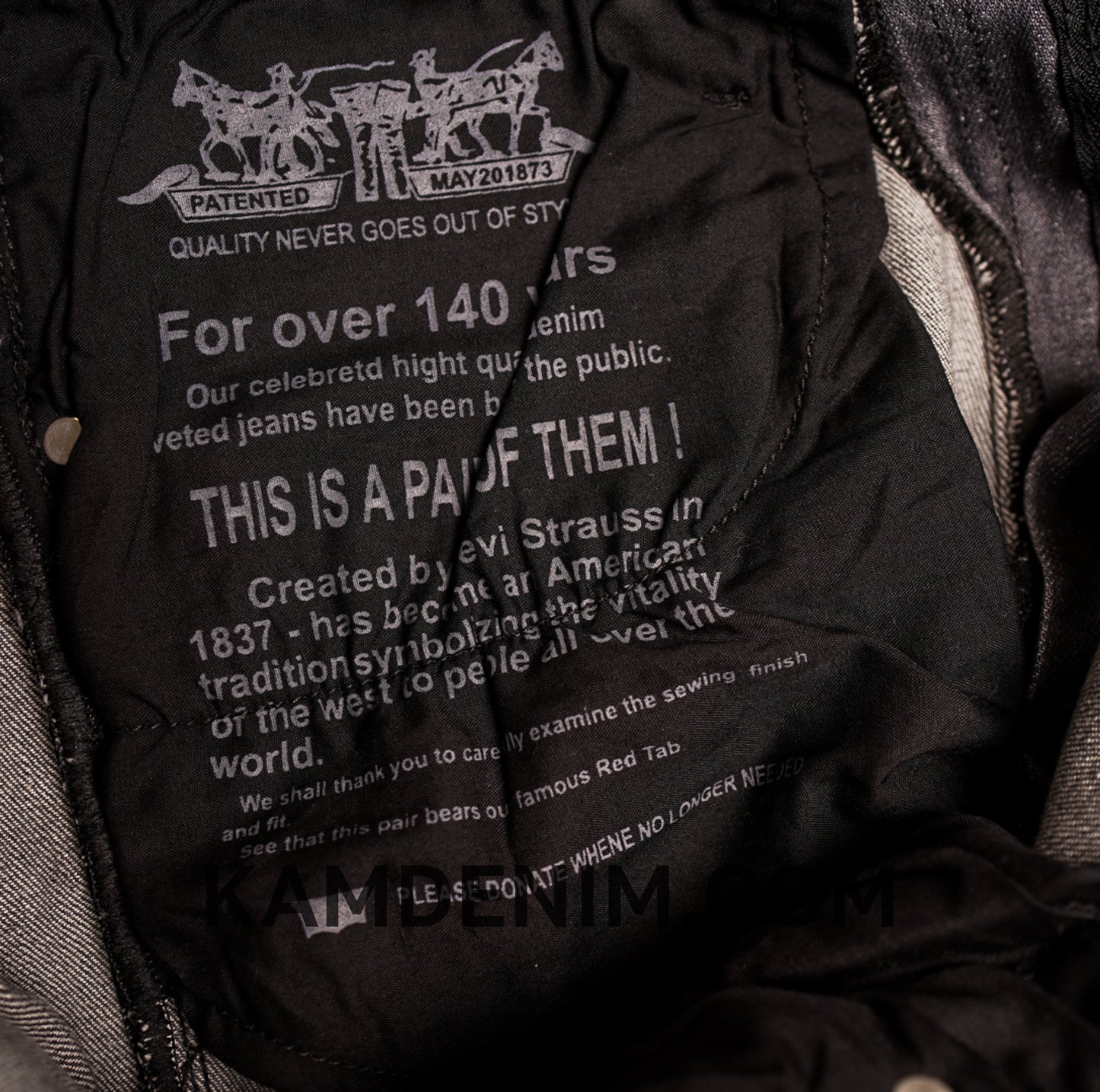 Jeans LVS Gris Clair 4155 Coupe Normale