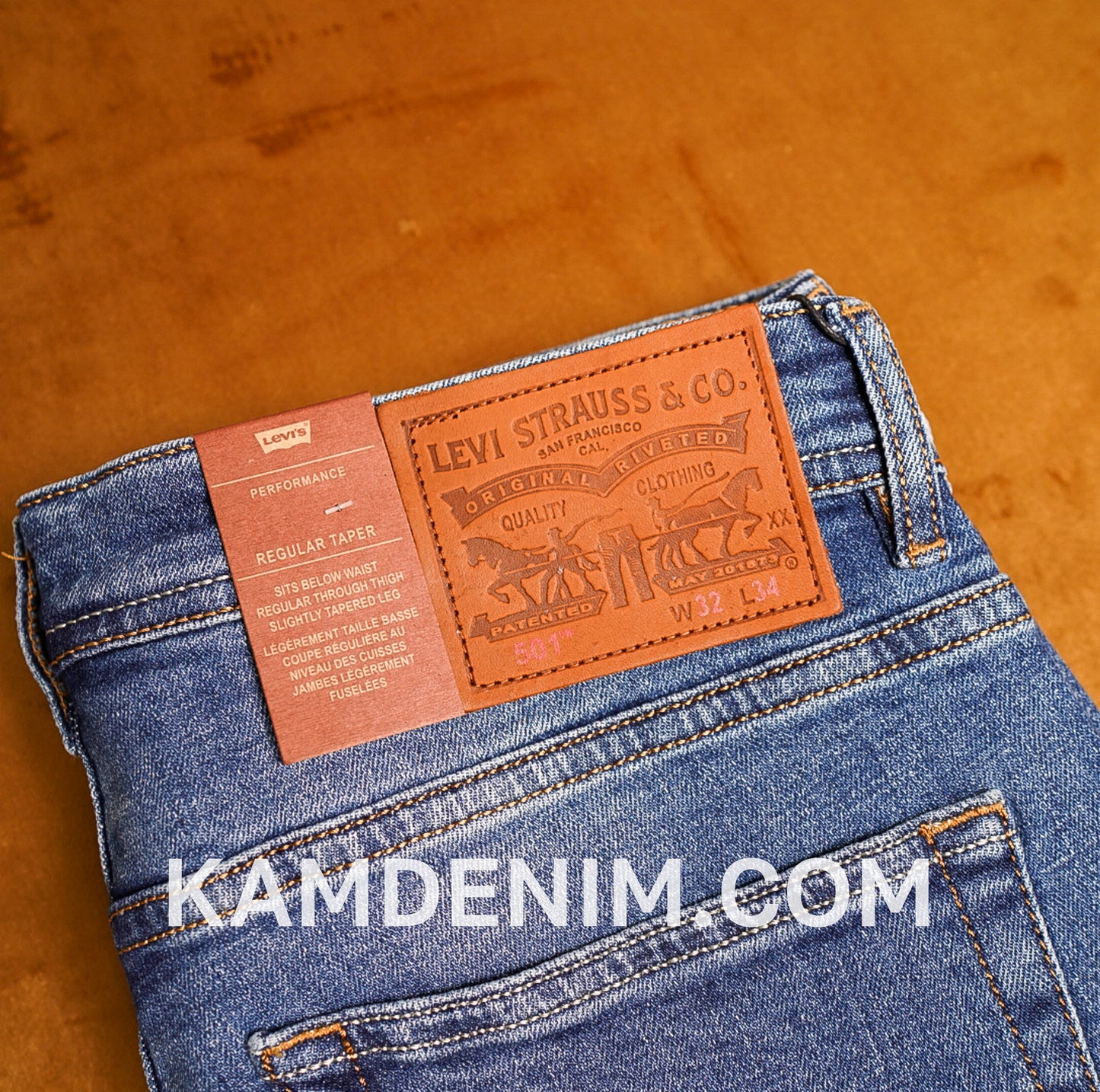 Jeans LVS Bleu ciel FL B 4183 Coupe Normale