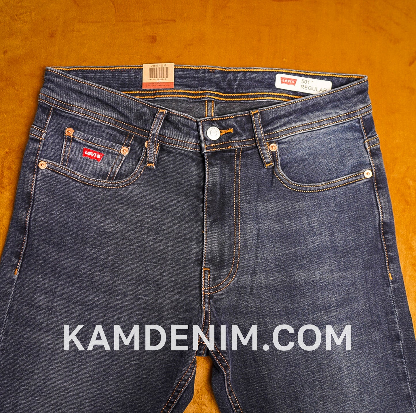 Jeans LVS Bleu Marine 4185 Coupe Normale