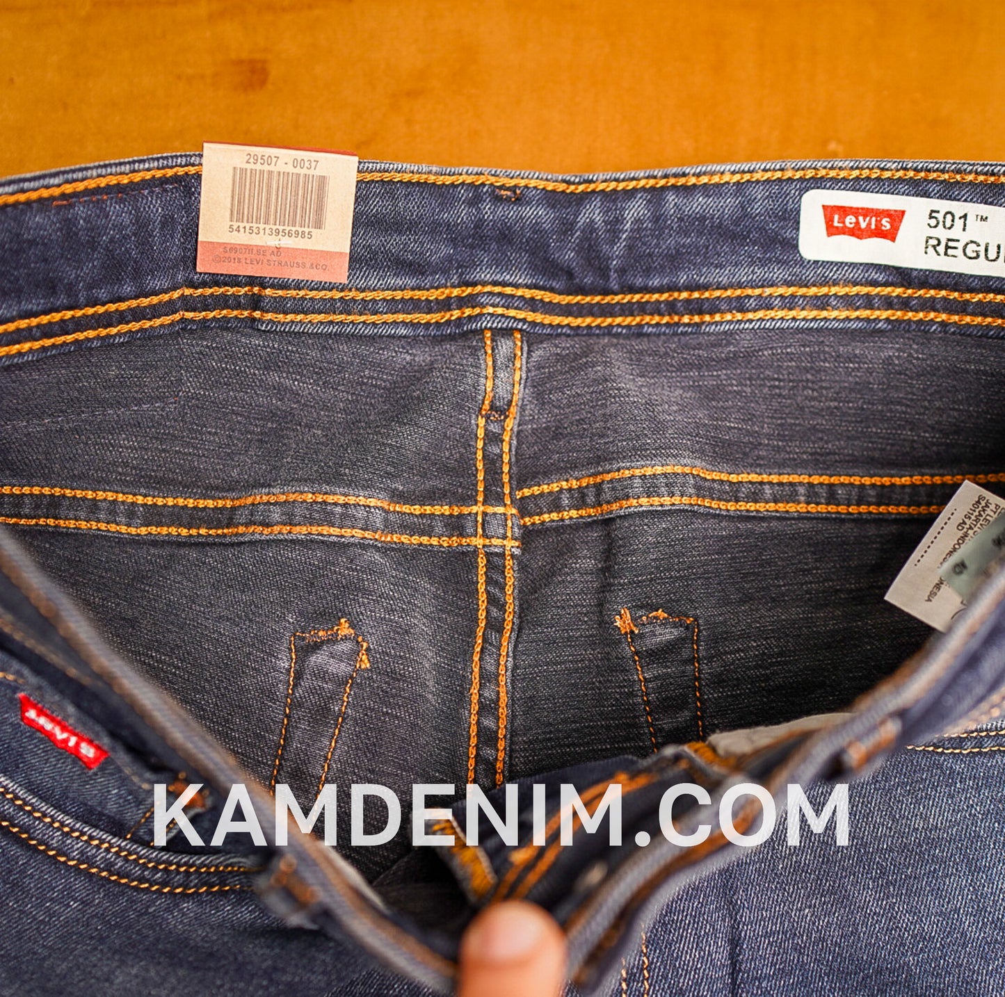 Jeans LVS Bleu Marine 4185 Coupe Normale