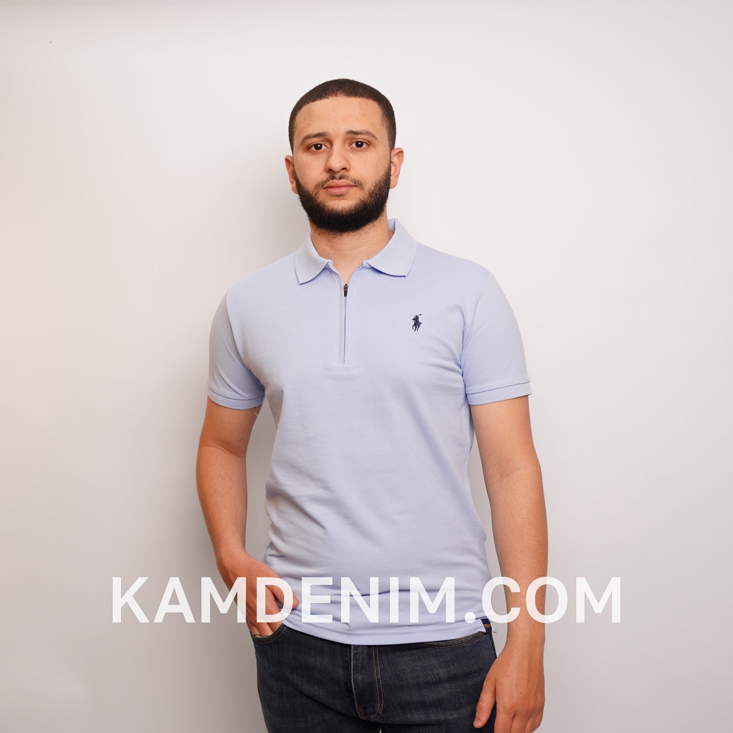 Polo Classique RL Zippé 100% Coton 9004