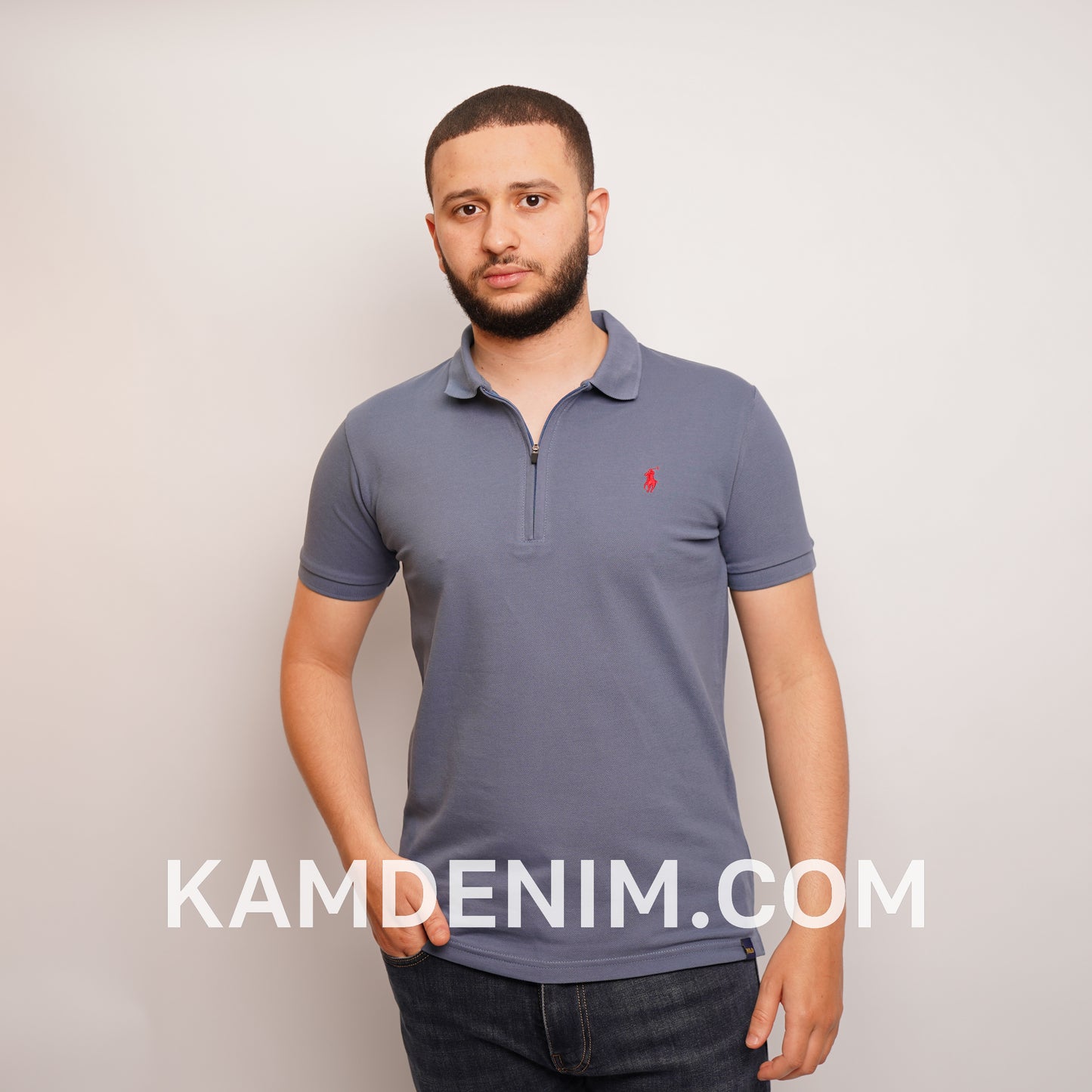 Polo Classique RL Zippé 100% Coton 9004