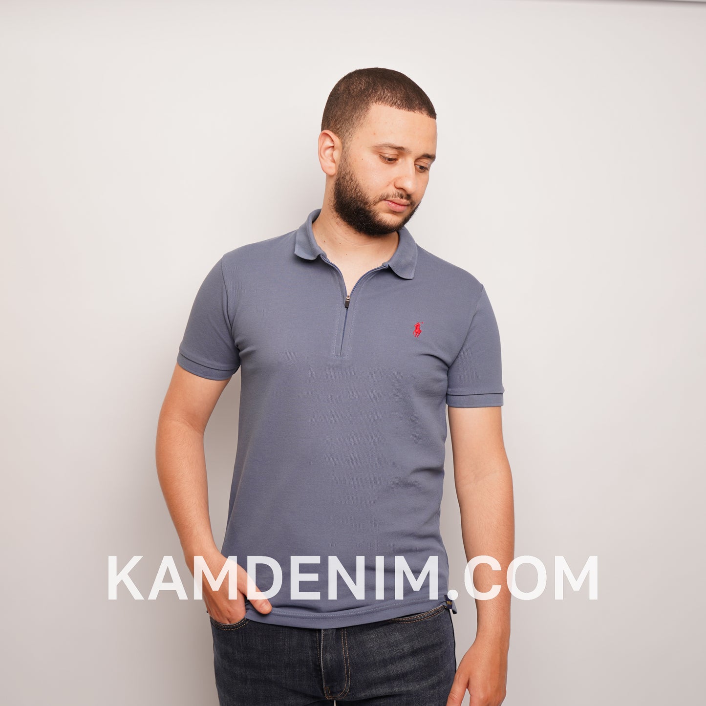 Polo Classique RL Zippé 100% Coton 9004