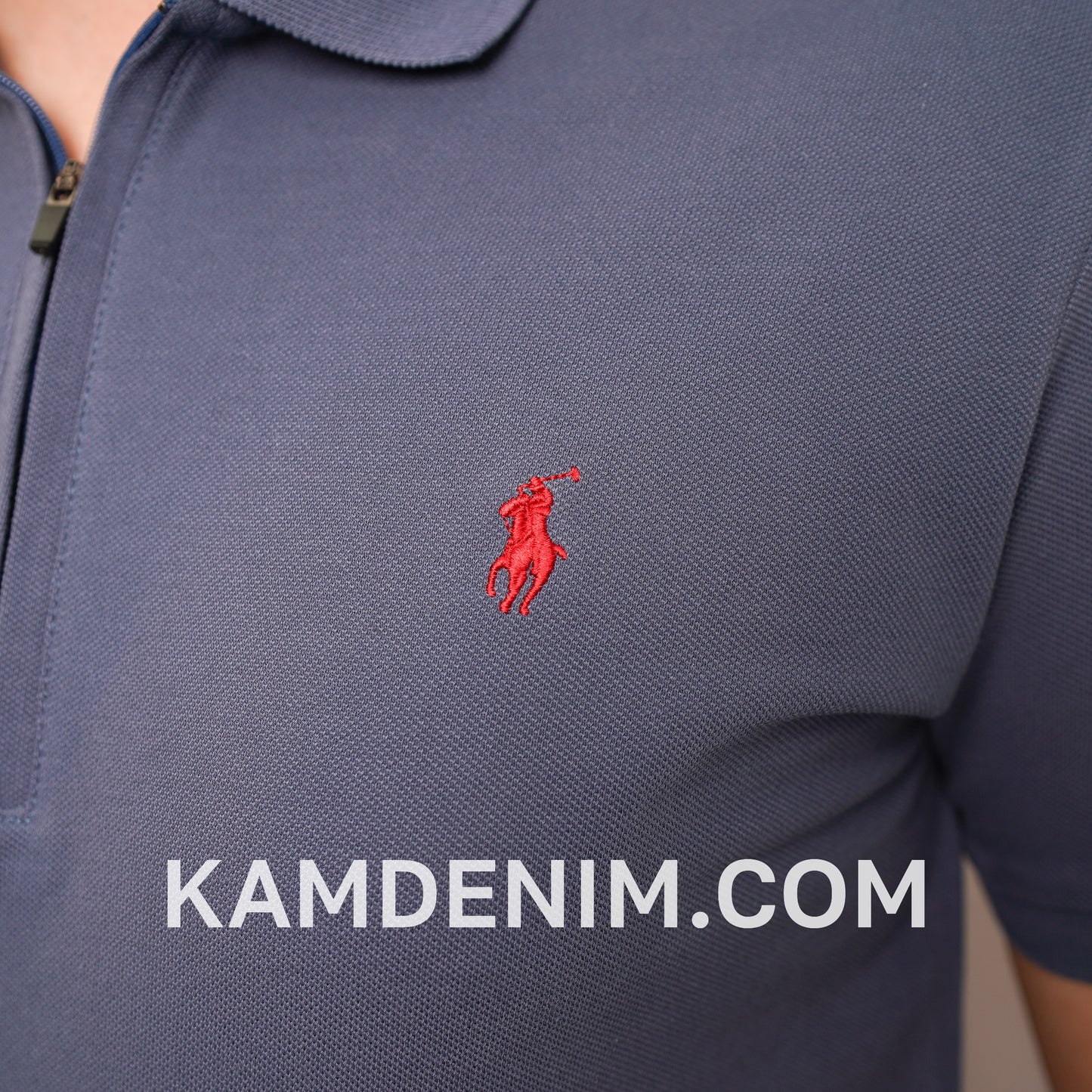 Polo Classique RL Zippé 100% Coton 9004