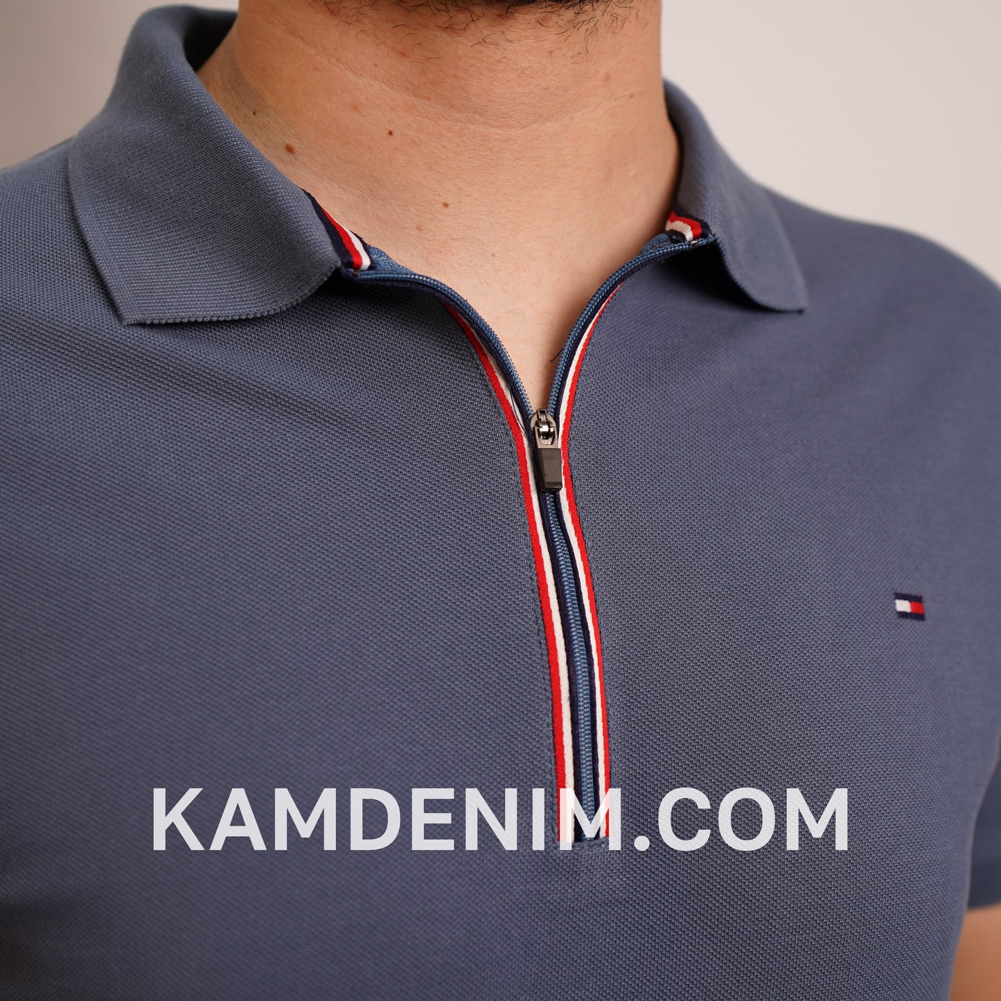 Polo Classique TM Zippé 100% Coton 9003