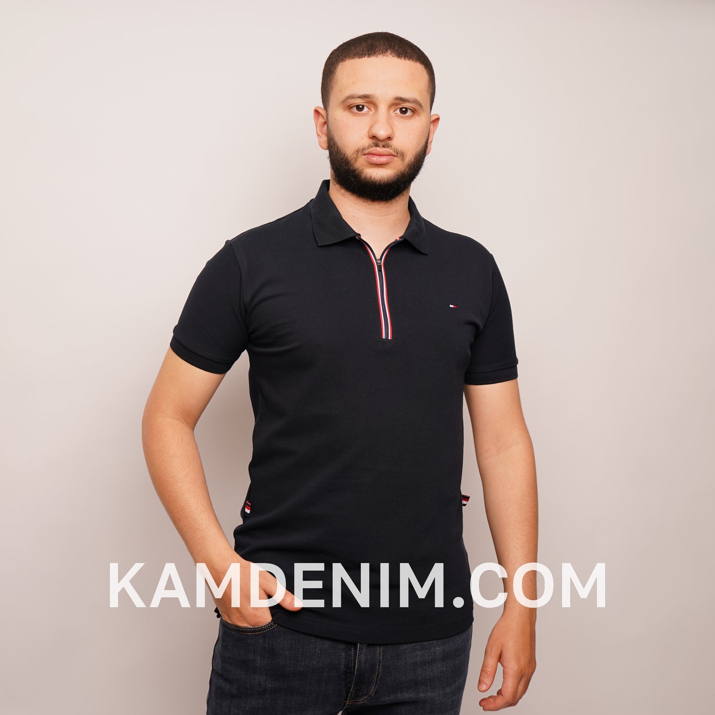 Polo Classique TM Zippé 100% Coton 9003