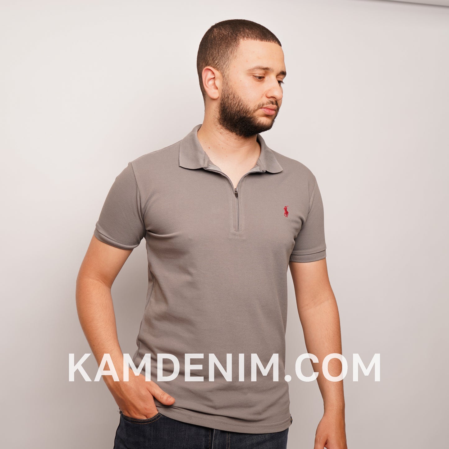 Polo Classique RL Zippé 100% Coton 9004
