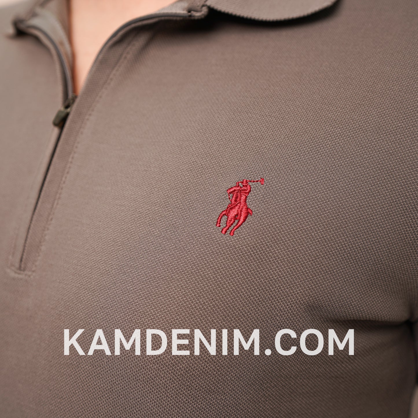 Polo Classique RL Zippé 100% Coton 9004