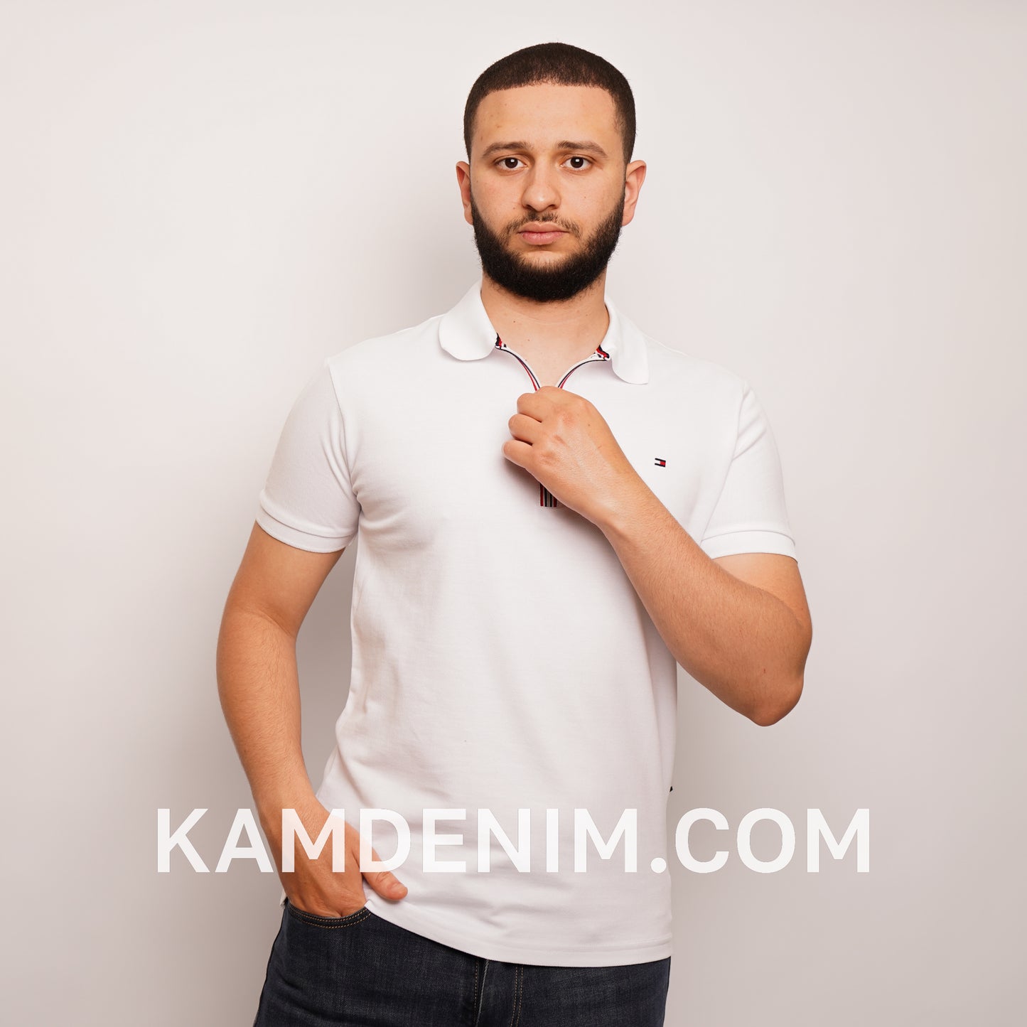 Polo Classique TM Zippé 100% Coton 9003