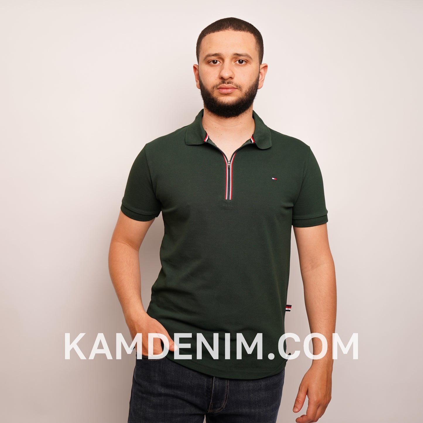 Polo Classique TM Zippé 100% Coton 9003