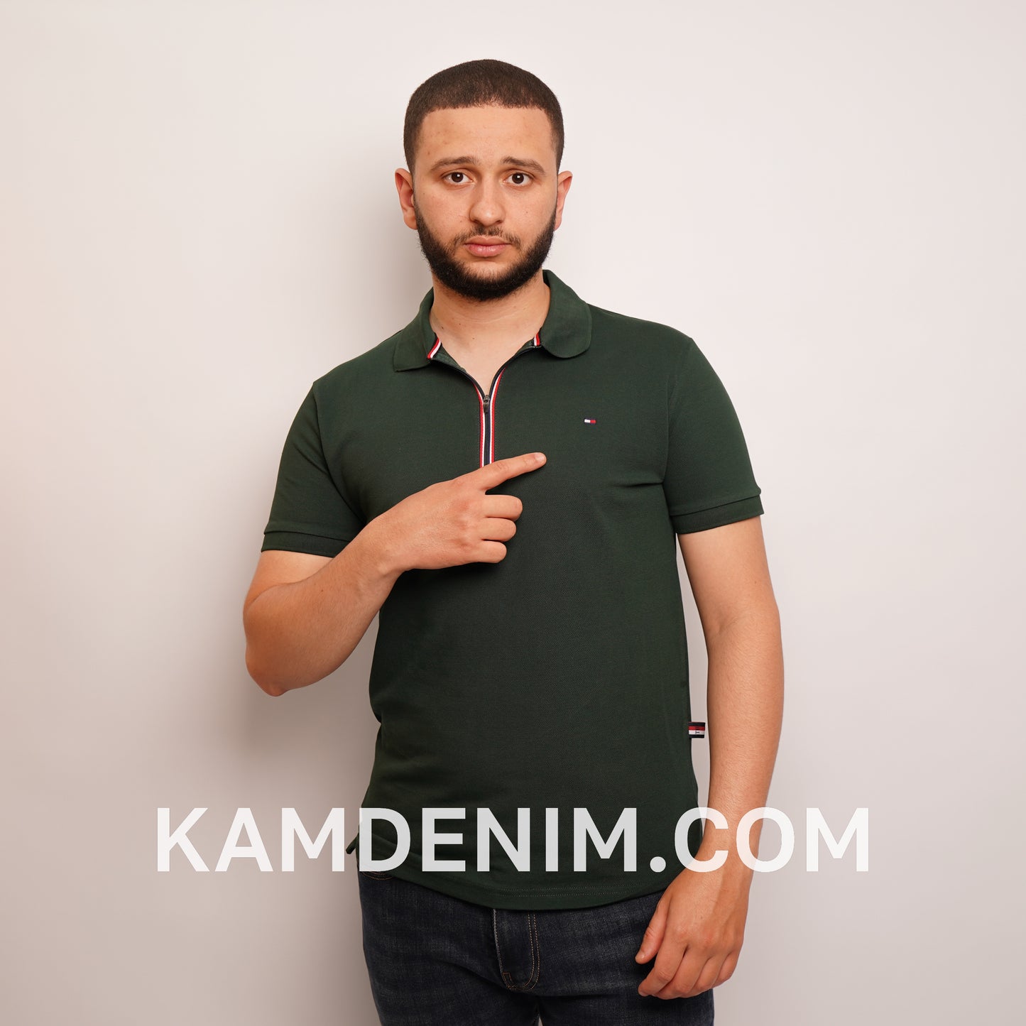 Polo Classique TM Zippé 100% Coton 9003