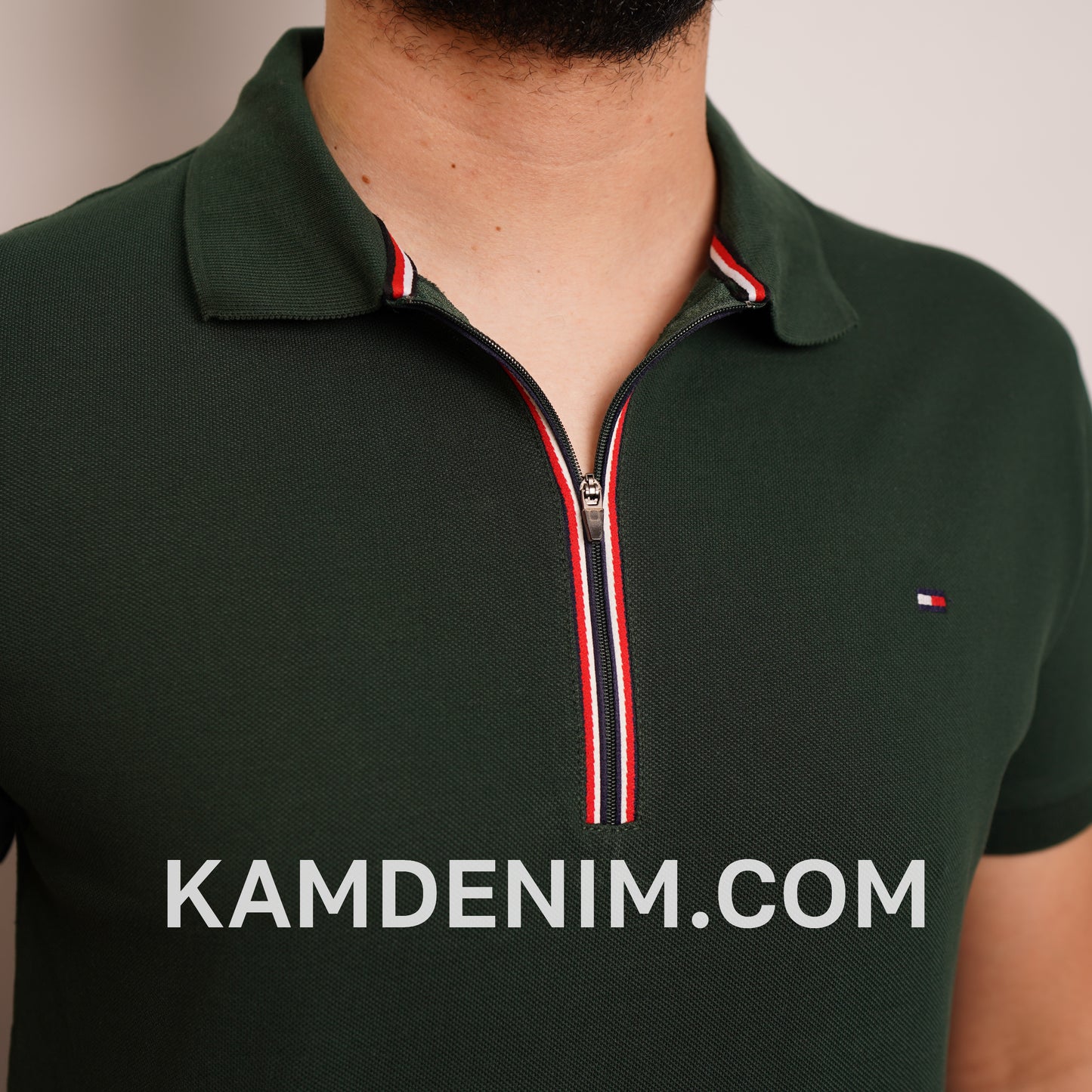 Polo Classique TM Zippé 100% Coton 9003