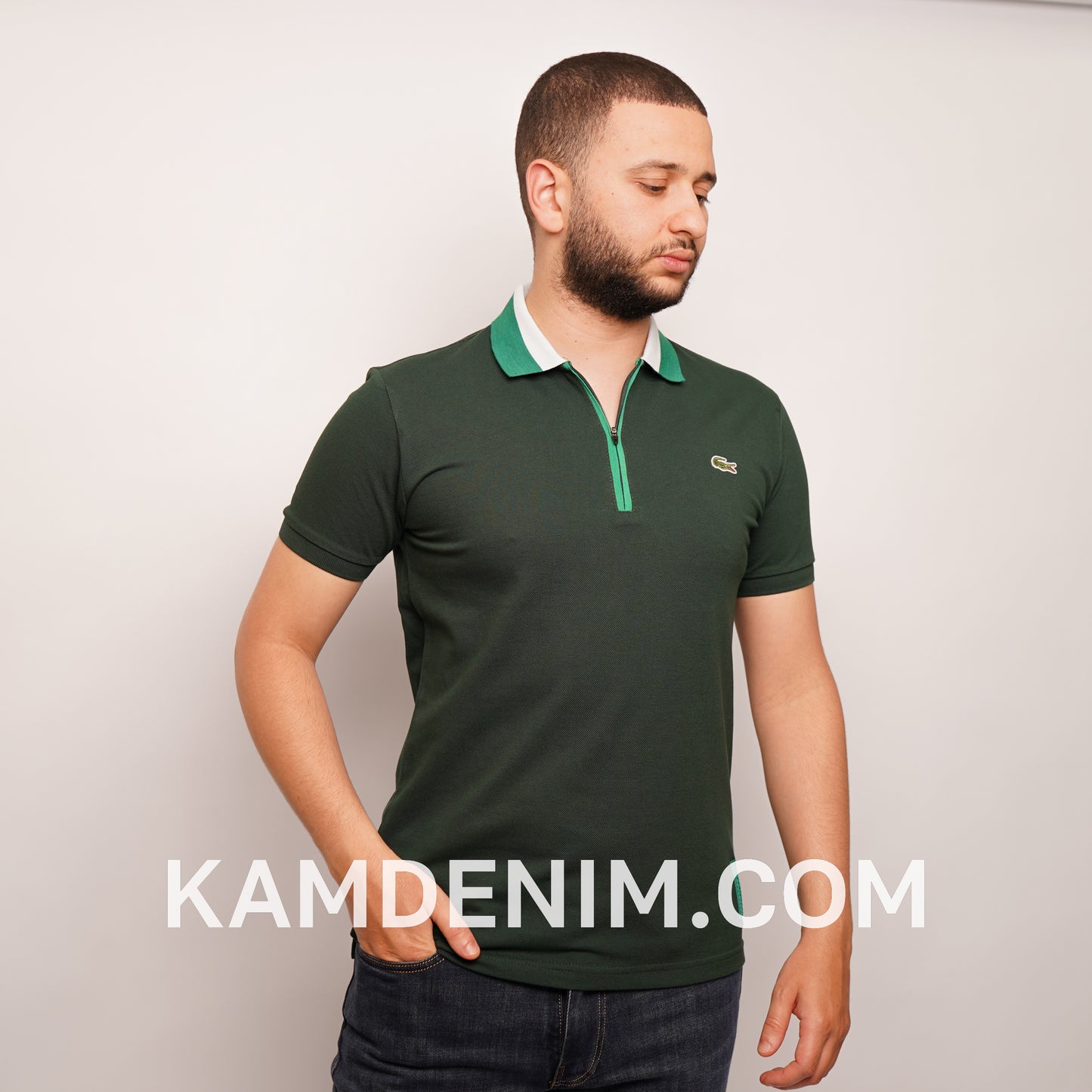 Polo Classique LCT Zippé 100% Coton 9007