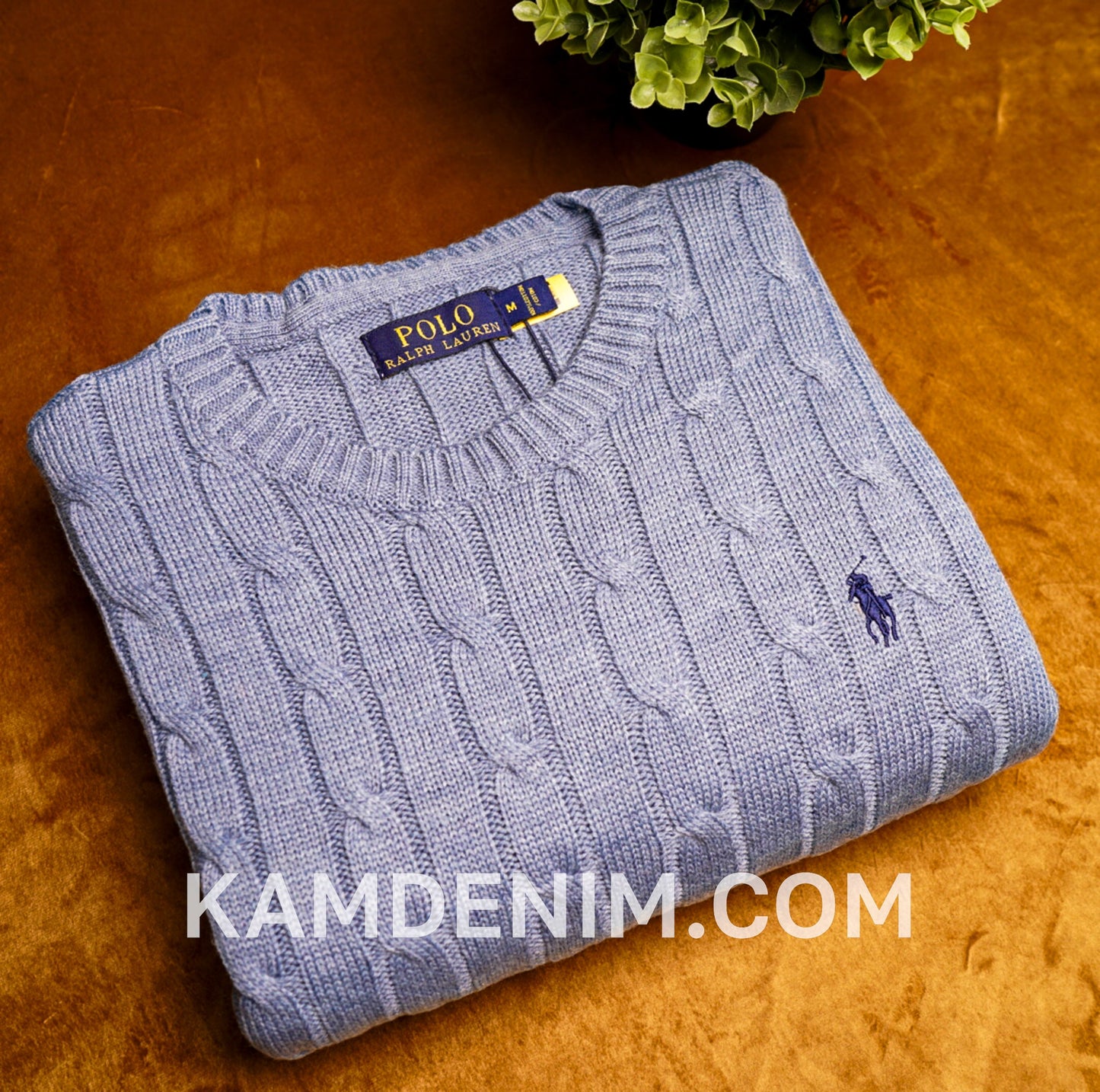 Tricot RL 2017 Jakard 100% Coton S / indigo