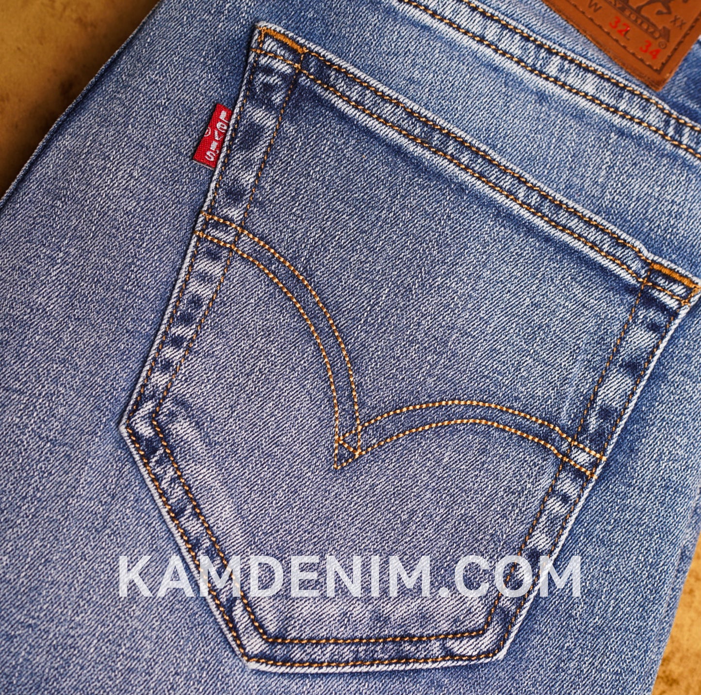 Jeans LVS Bleu Delaver Nouveau 4186 Coupe Normale