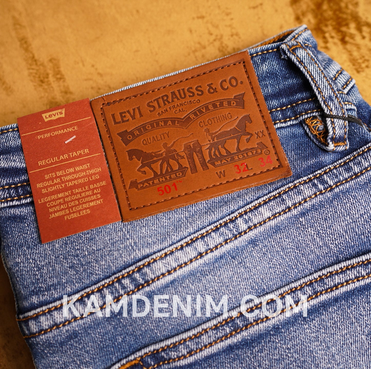 Jeans LVS Bleu Delaver Nouveau 4186 Coupe Normale