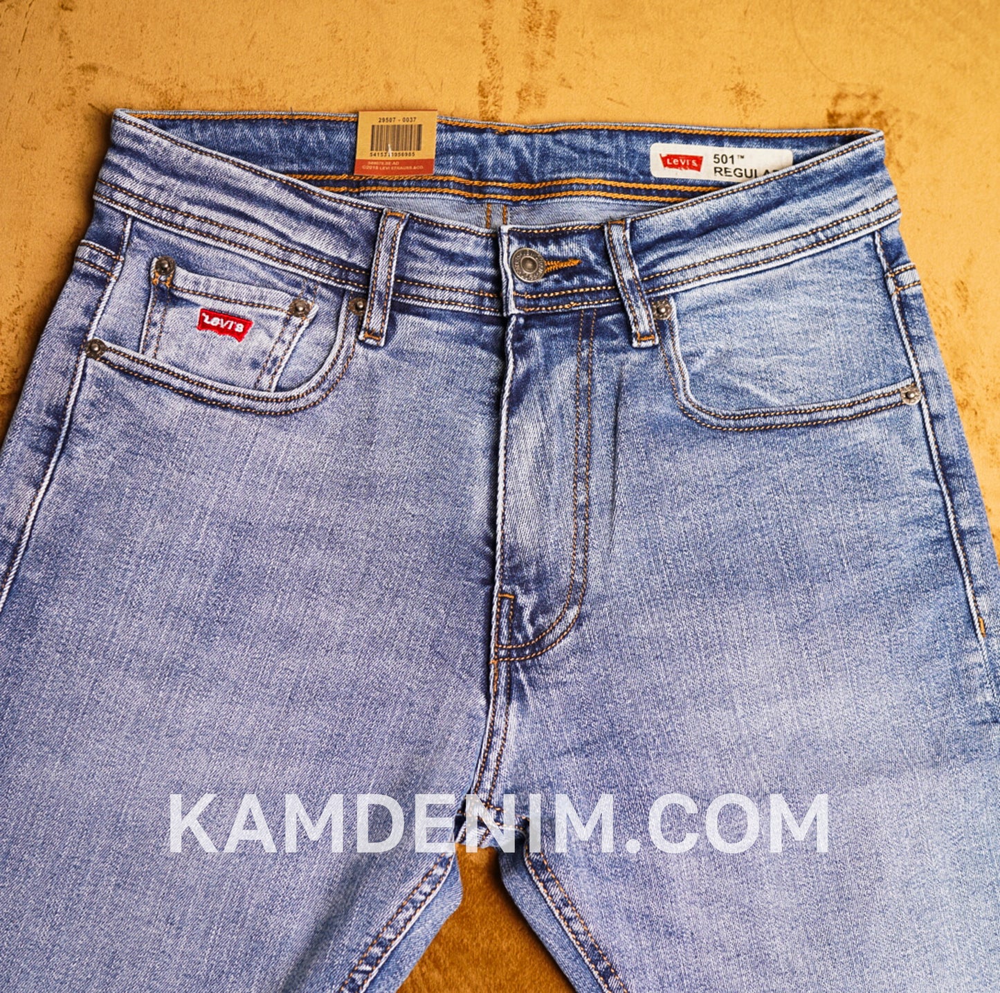 Jeans LVS Bleu Delaver Nouveau 4186 Coupe Normale