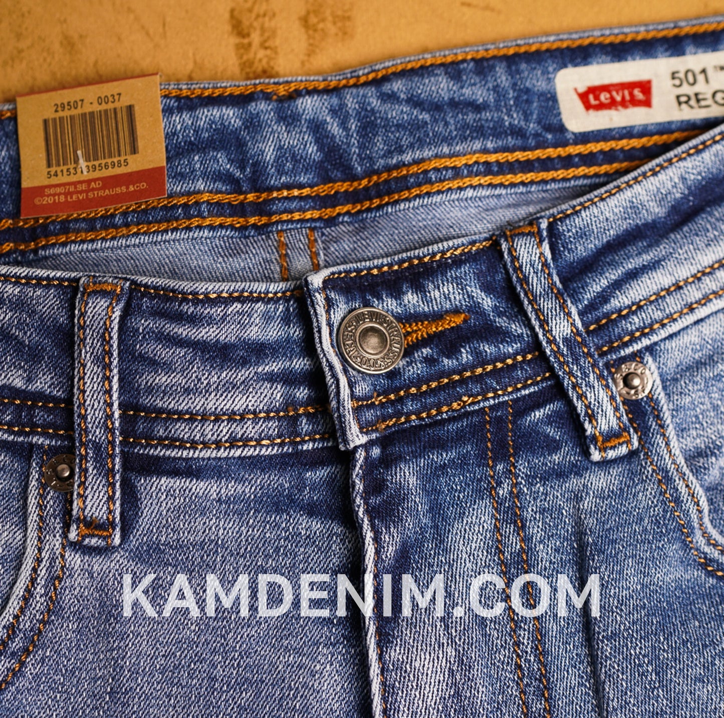 Jeans LVS Bleu Delaver Nouveau 4186 Coupe Normale