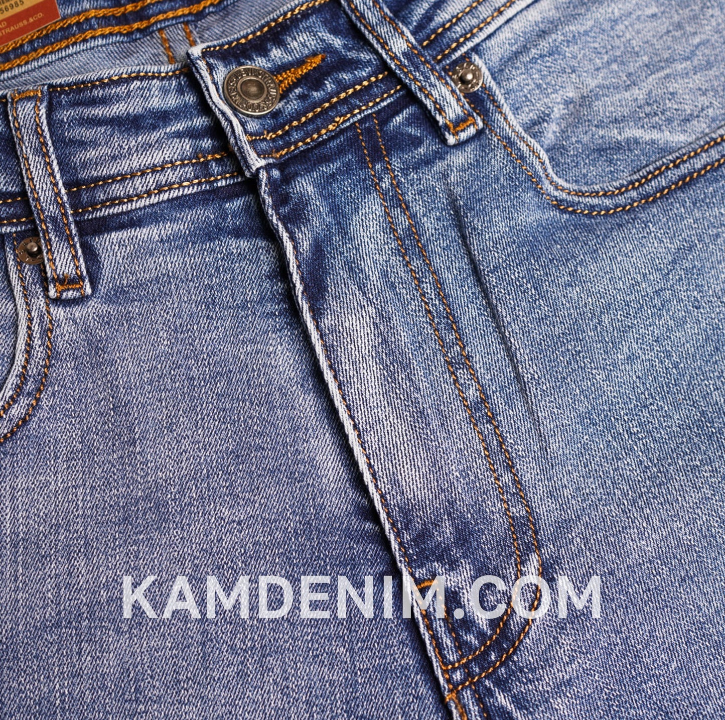 Jeans LVS Bleu Delaver Nouveau 4186 Coupe Normale