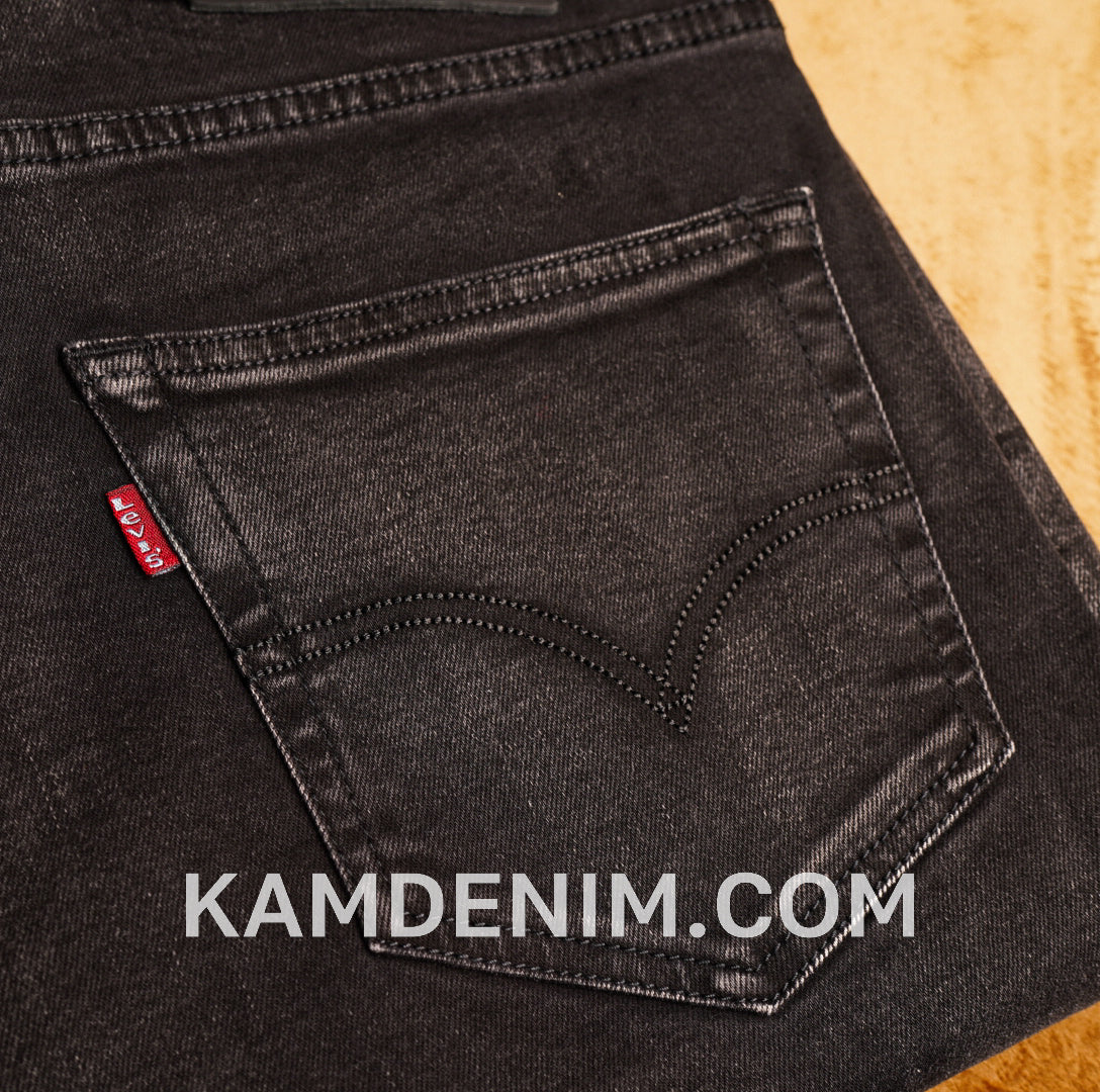 Jeans LVS Gris Noir 4189 Coupe Normale