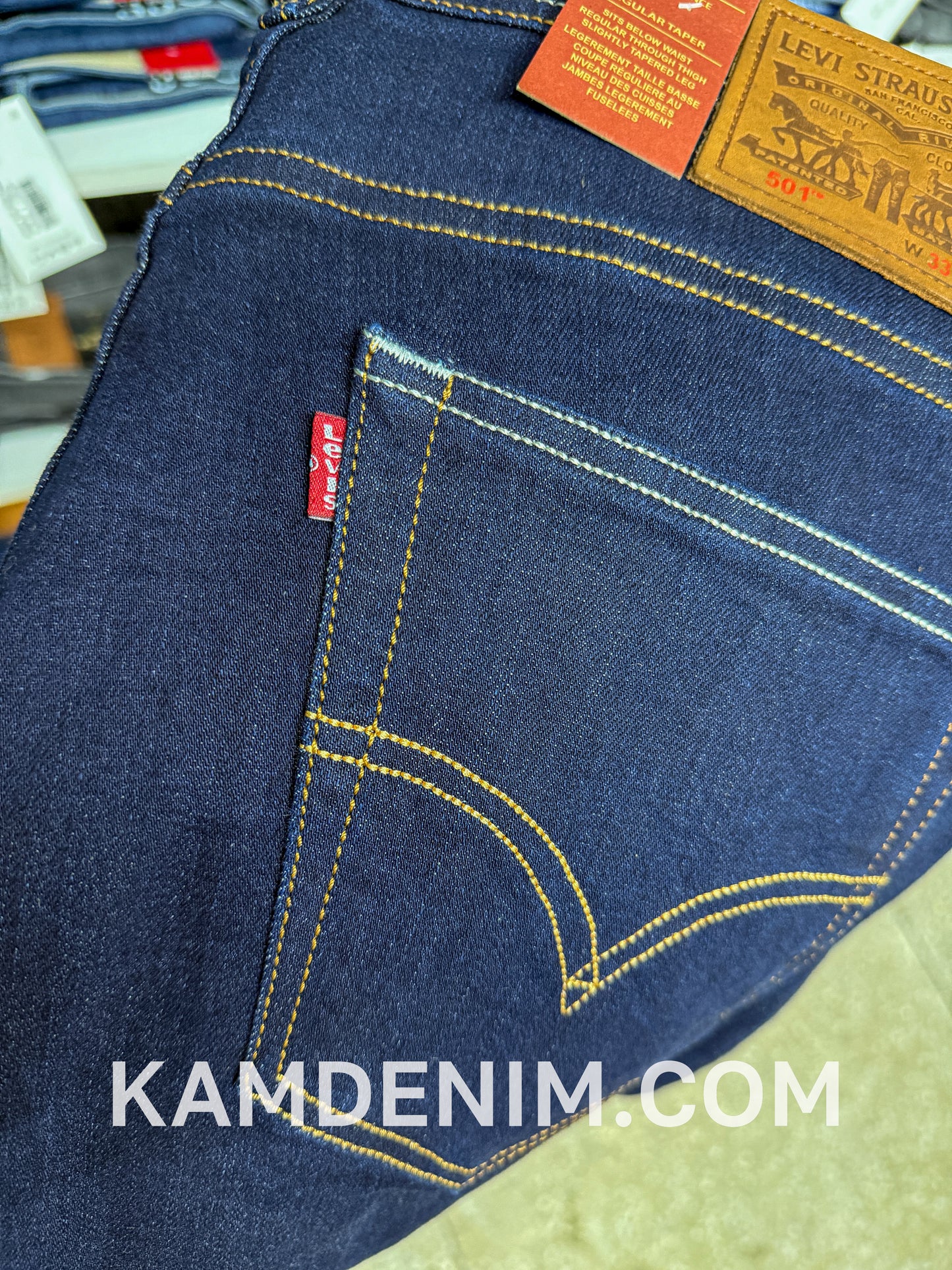 Jeans LVS Bleu Marine FL B 4147 Coupe Normale