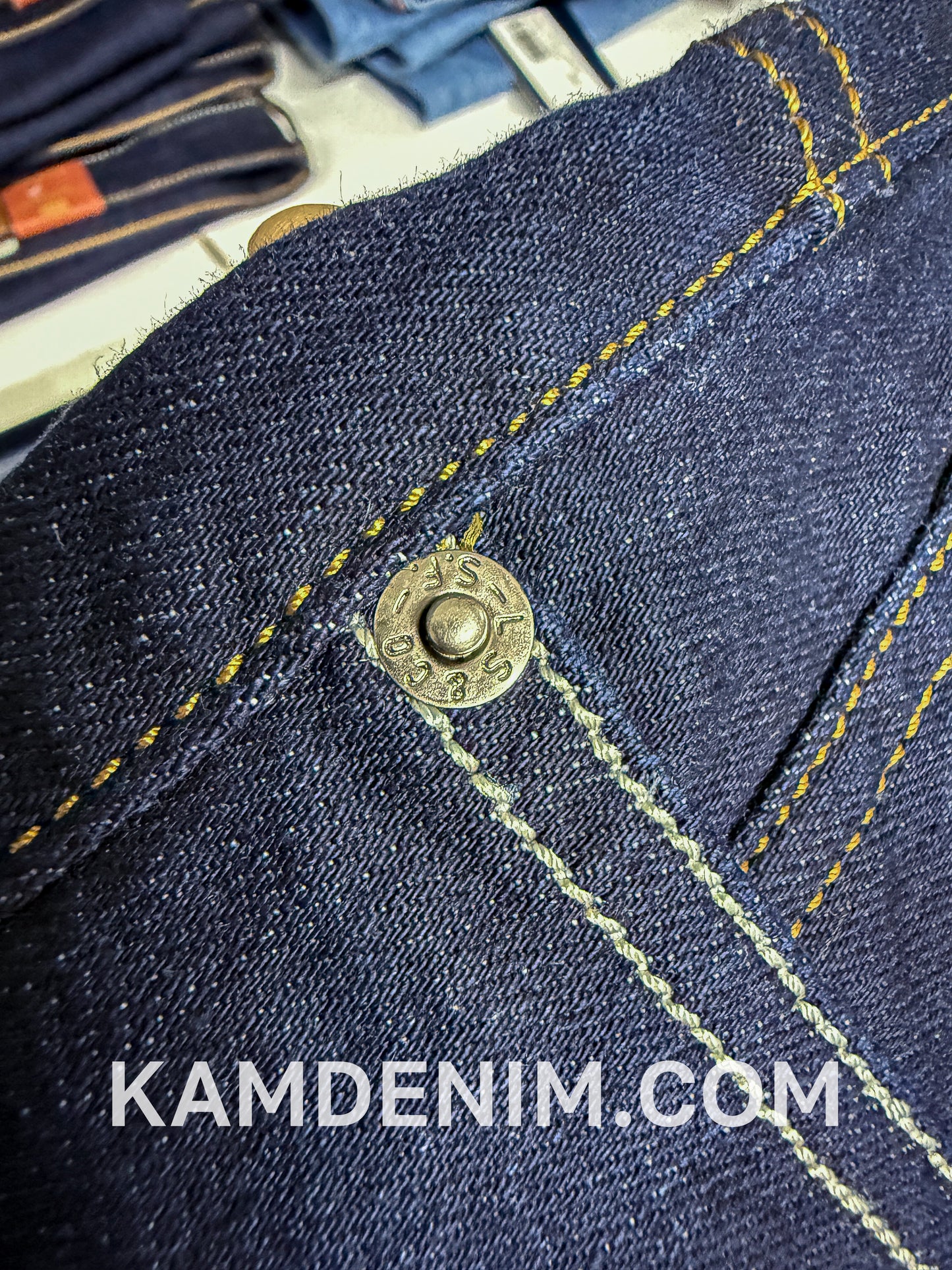 Jeans LVS Bleu Marine FL B 4147 Coupe Normale