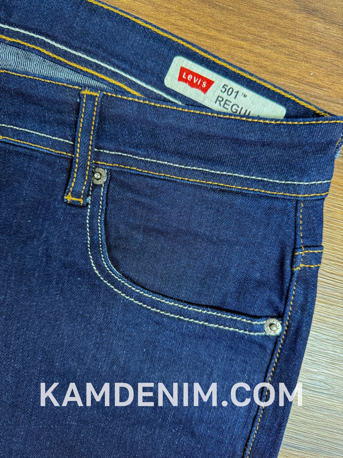 Jeans LVS Bleu Marine FL B 4147 Coupe Normale