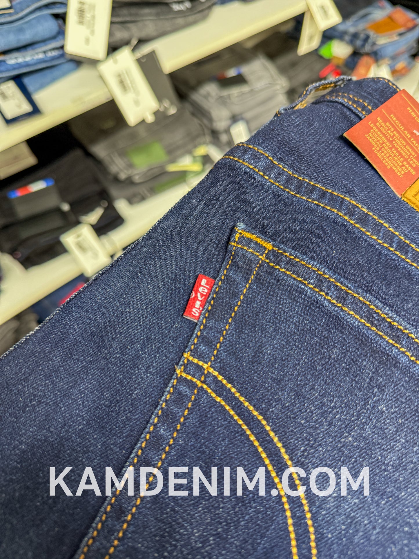 Jeans LVS Bleu Petrol 4031 Coupe Normale